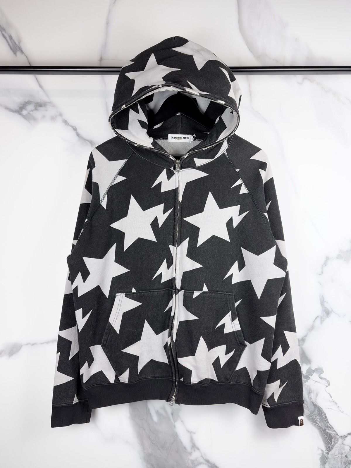 Bape Bape Vintage Bapesta Star Full Zip Hoodie A Bathing Ape Size US M / EU 48-50 / 2 - 1 Thumbnail