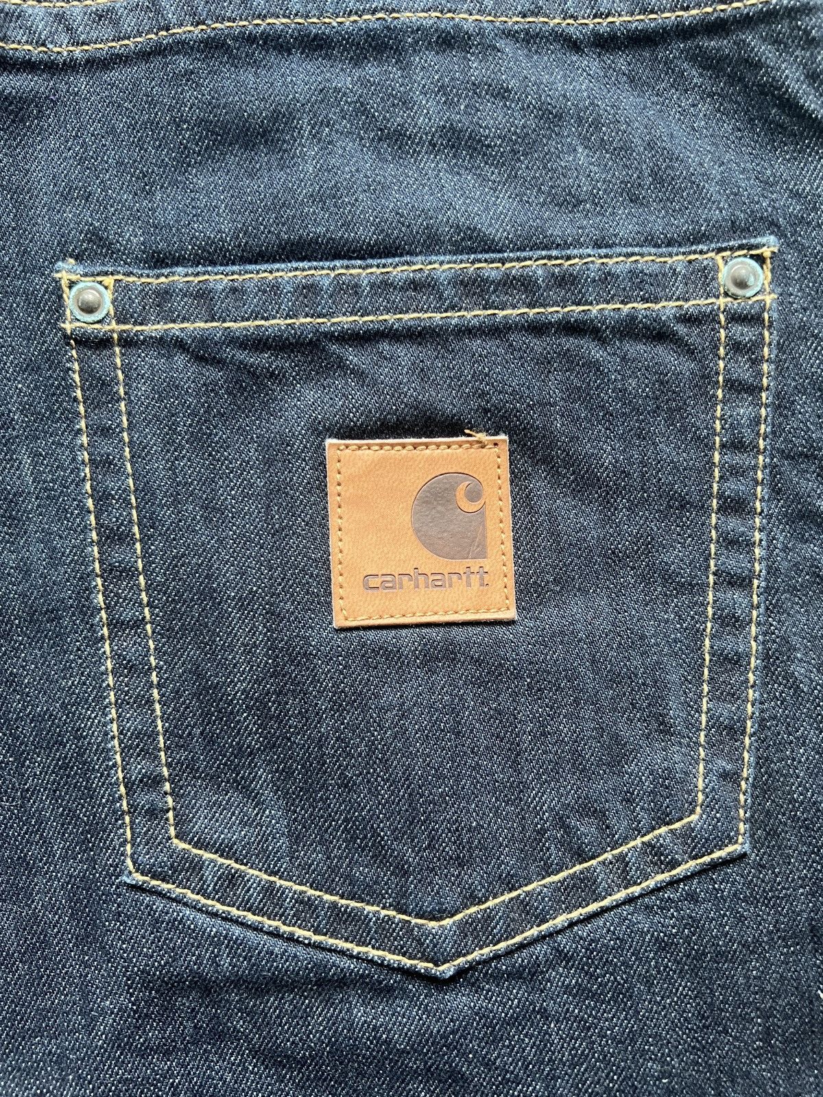 Carhartt Wip Carhartt WIP Indigo Bermuda Denim Shorts Size US 30 / EU 46 - 7 Thumbnail