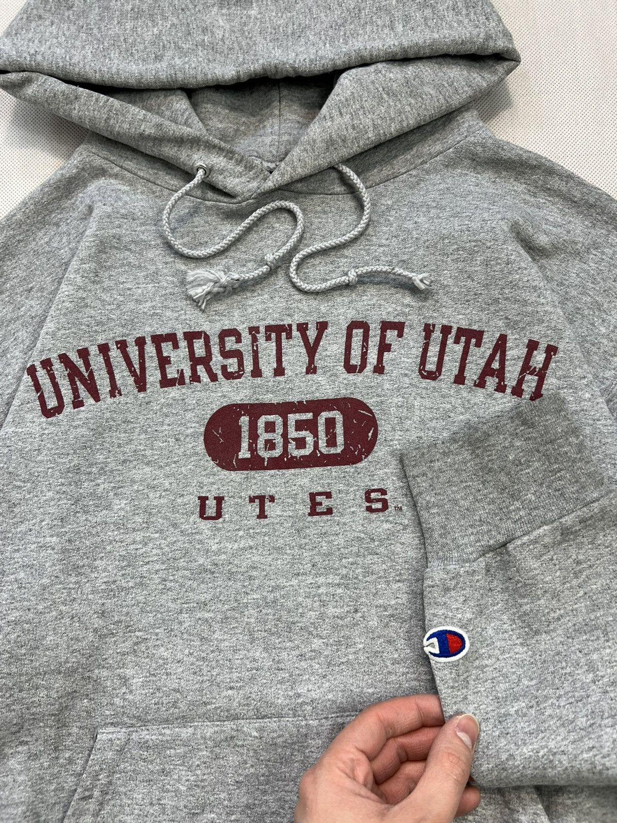 Champion × Vintage Hoodie Champion University Of Utah Utes Vintace 90’s Mexico Size US S / EU 44-46 / 1 - 2 Thumbnail