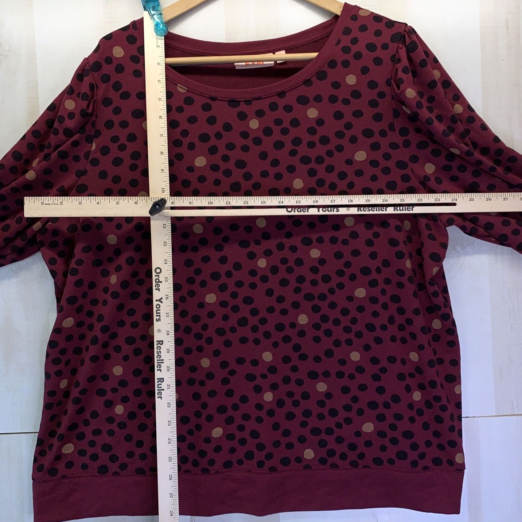 Vintage VINTAGE Evri Women’s Plus Size 2x Polka Dot Long Sleeve Sweater-3697 Size XXL / US 16-18 / IT 52-54 - 2 Thumbnail