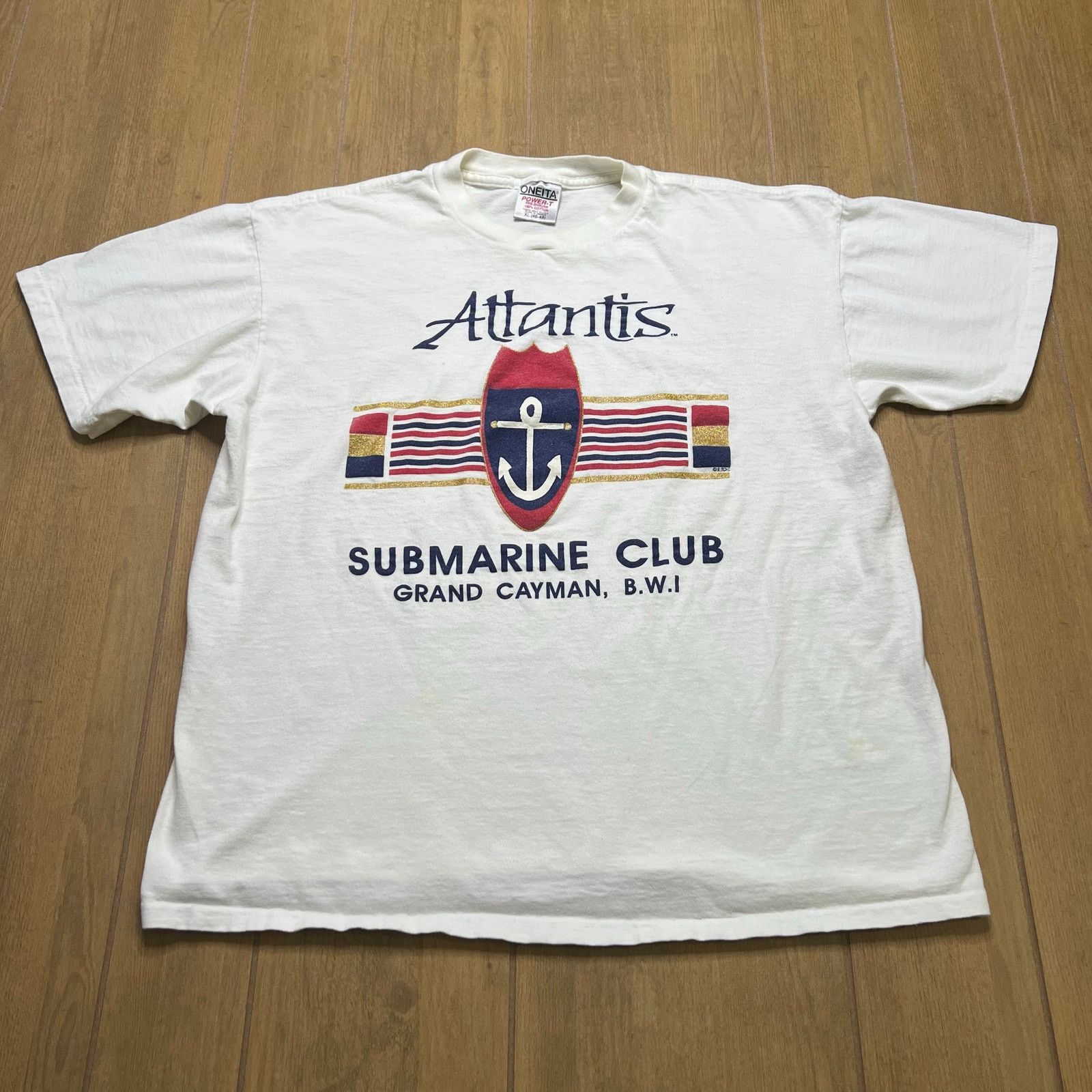 Vintage Vintage Atlantis Submarine Club Grand Cayman, 90s Sz XL Size US XL / EU 56 / 4 - 1 Thumbnail
