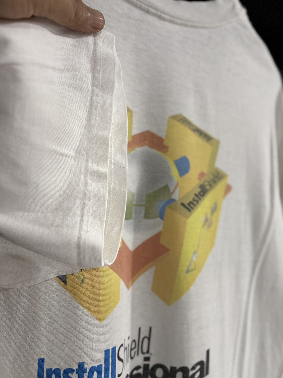Microsoft Vintage Software Corporation Install Shield Faded Tee Size US L / EU 52-54 / 3 - 5 Thumbnail