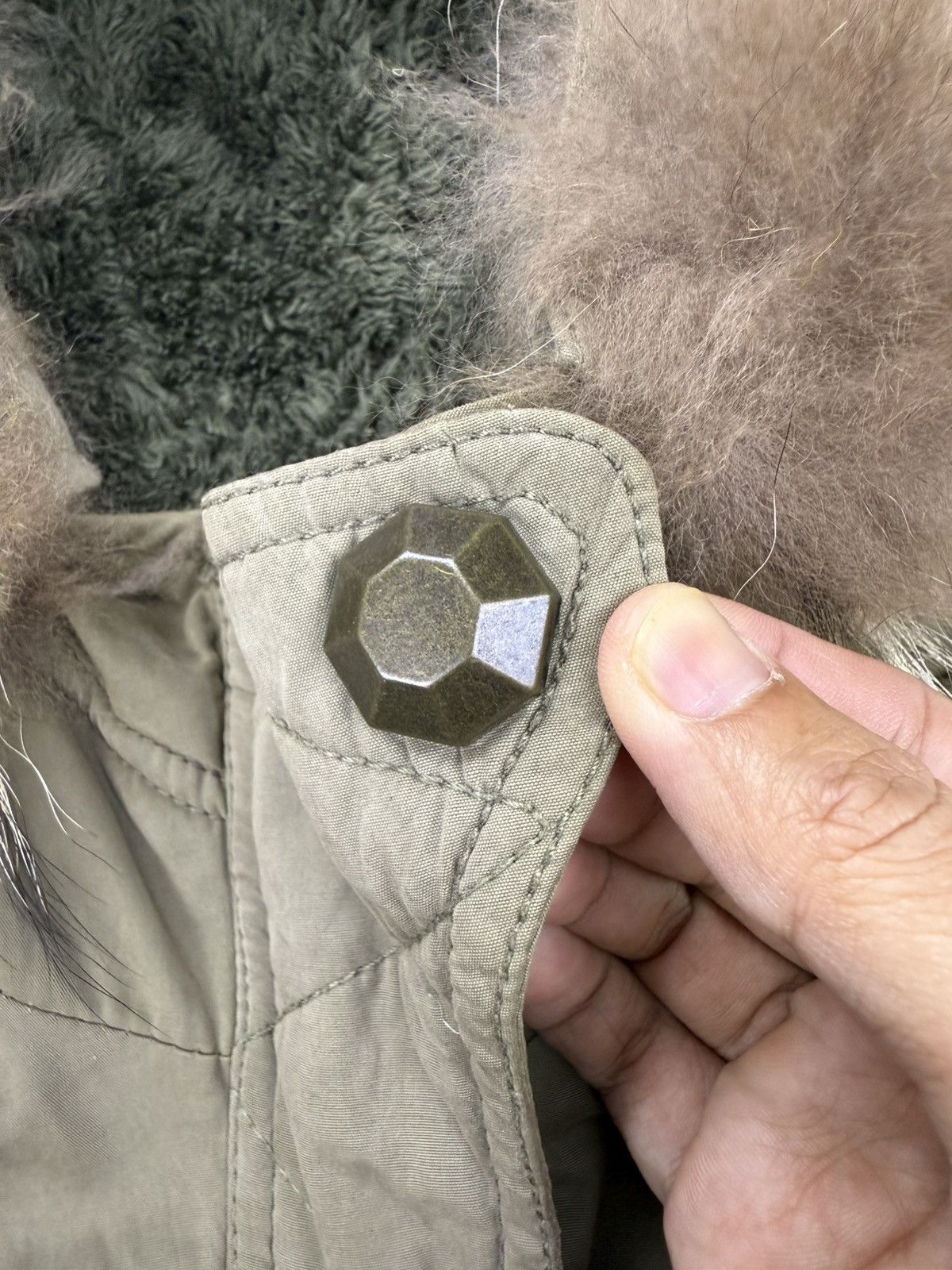 If Six Was Nine Japanese Designer like L.G.B. Fur Raccoon Jacket Size US S / EU 44-46 / 1 - 17 Thumbnail
