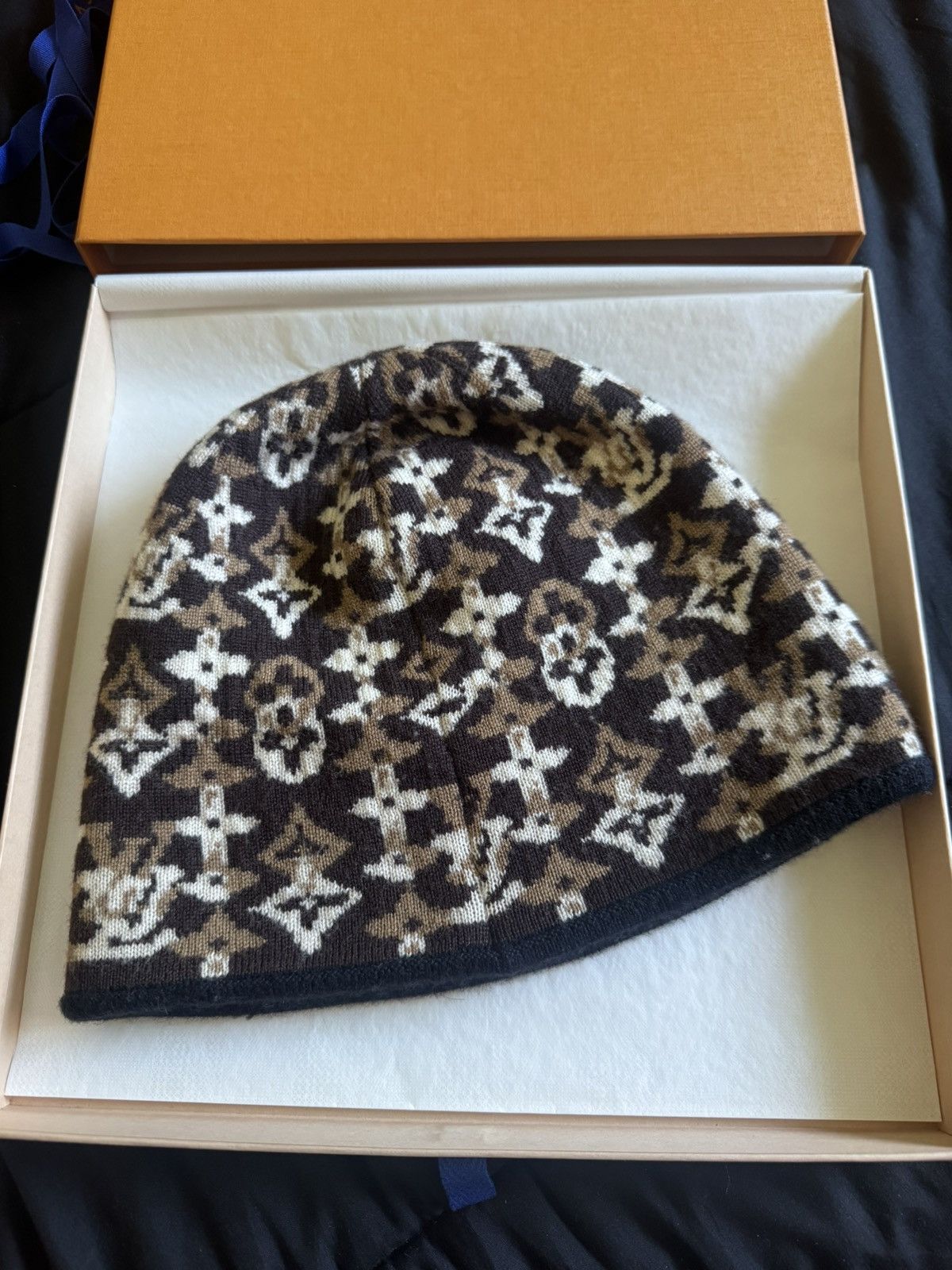 Louis Vuitton Louis Vuitton LV Fit Monogram Overlap Beanie Hat Size ONE SIZE - 1 Thumbnail