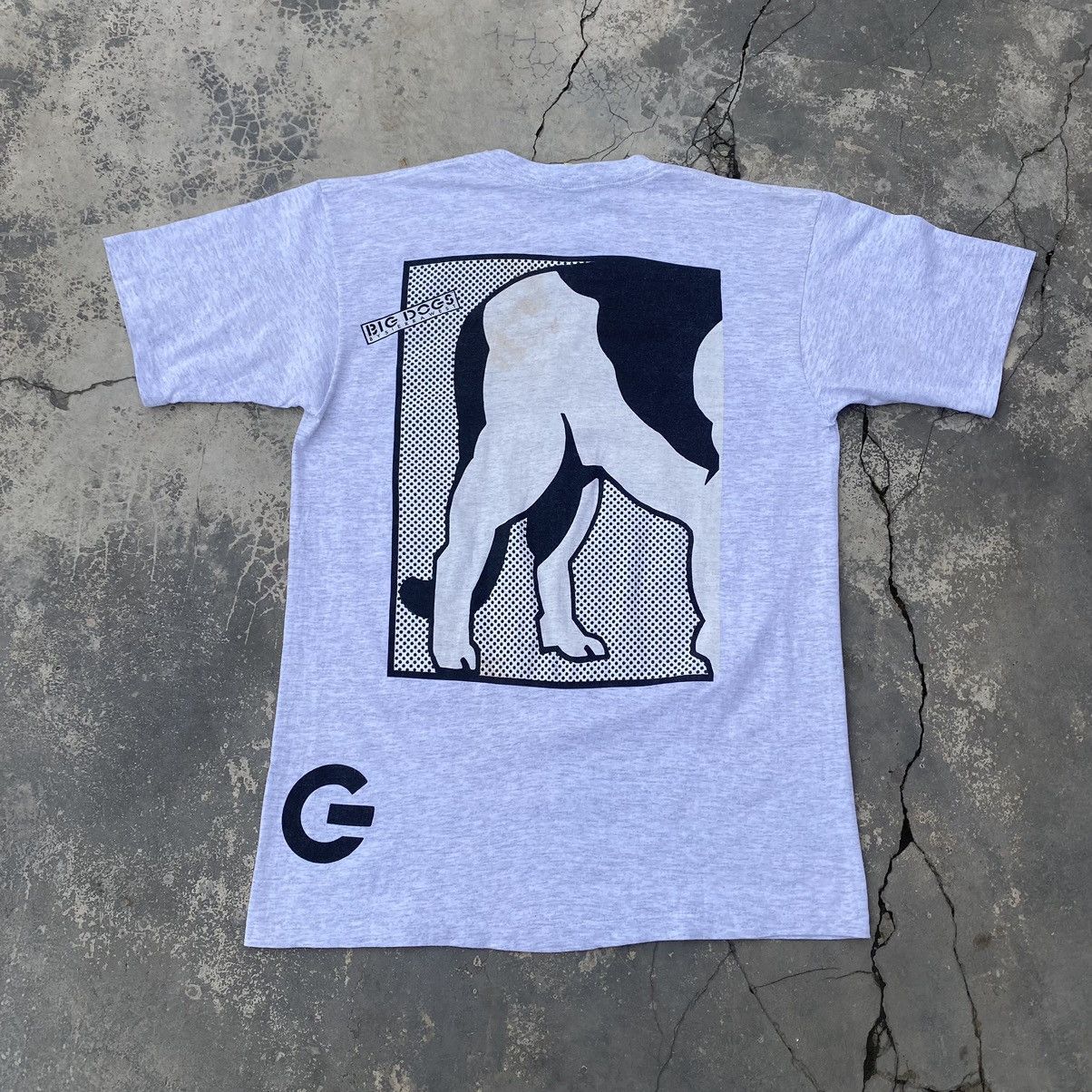 Big Dogs 1990s Big Dogs Pop Art Single Stitched Size US L / EU 52-54 / 3 - 2 Thumbnail