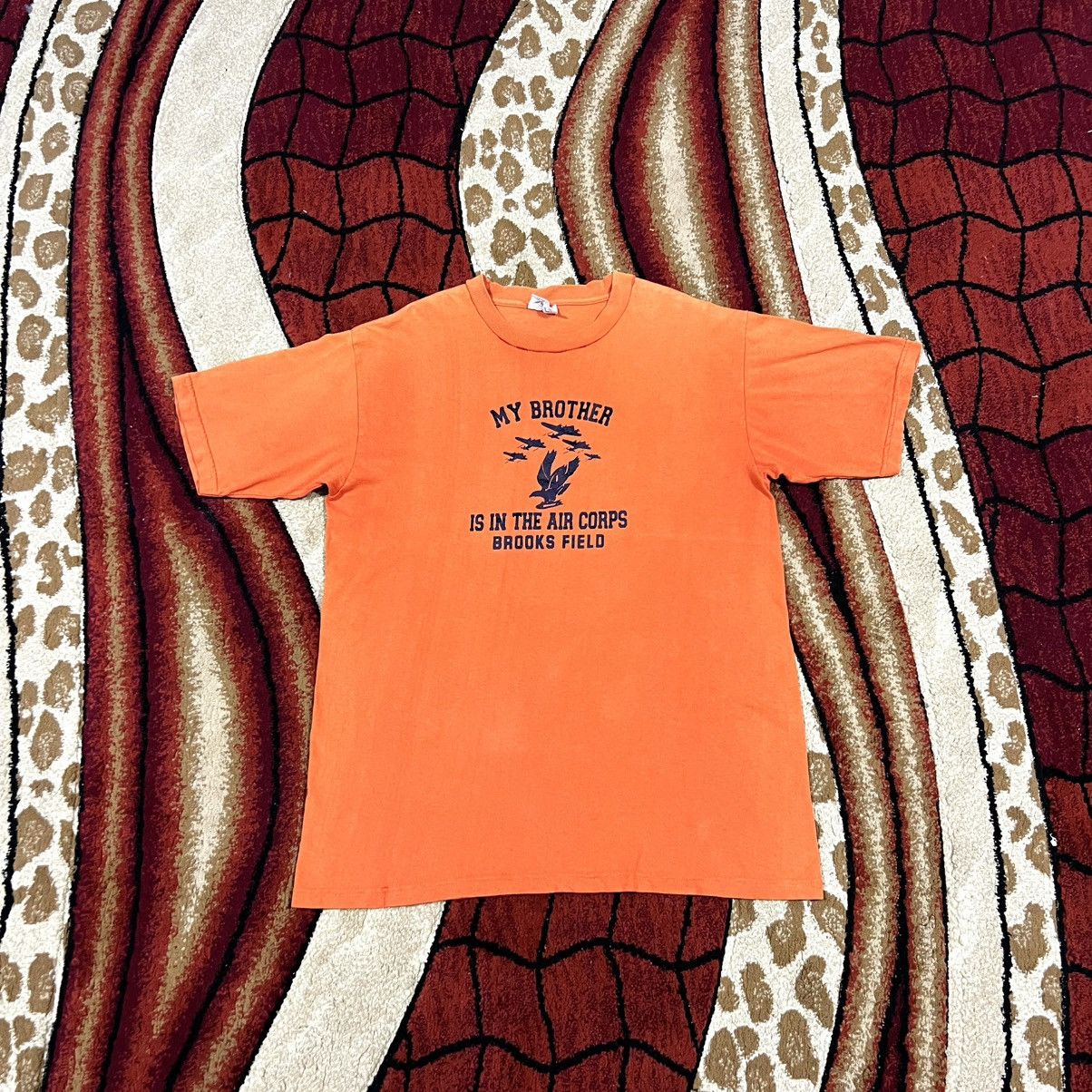 Schott Vintage Thrashed Faded 90s Schott Rare T Shirt Size US L / EU 52-54 / 3 - 2 Thumbnail
