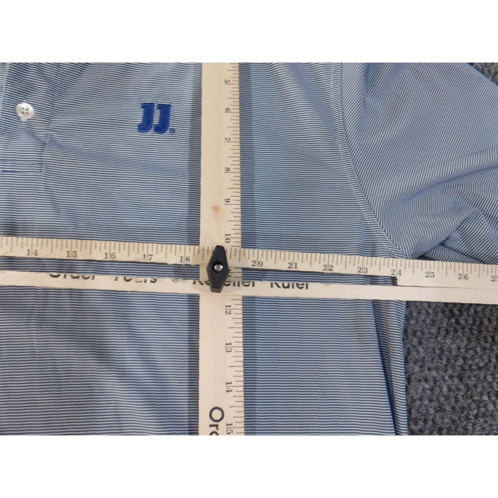 Vintage Onward Reserve Shirt XL Mens Polo Stretch Blue Striped Performance Casual Sports Golf Size US XL / EU 56 / 4 - 5 Thumbnail