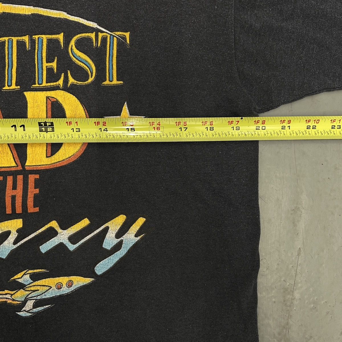 Vintage Vintage “Greatest Dad in the Galaxy” Space Tee Size US M / EU 48-50 / 2 - 5 Thumbnail