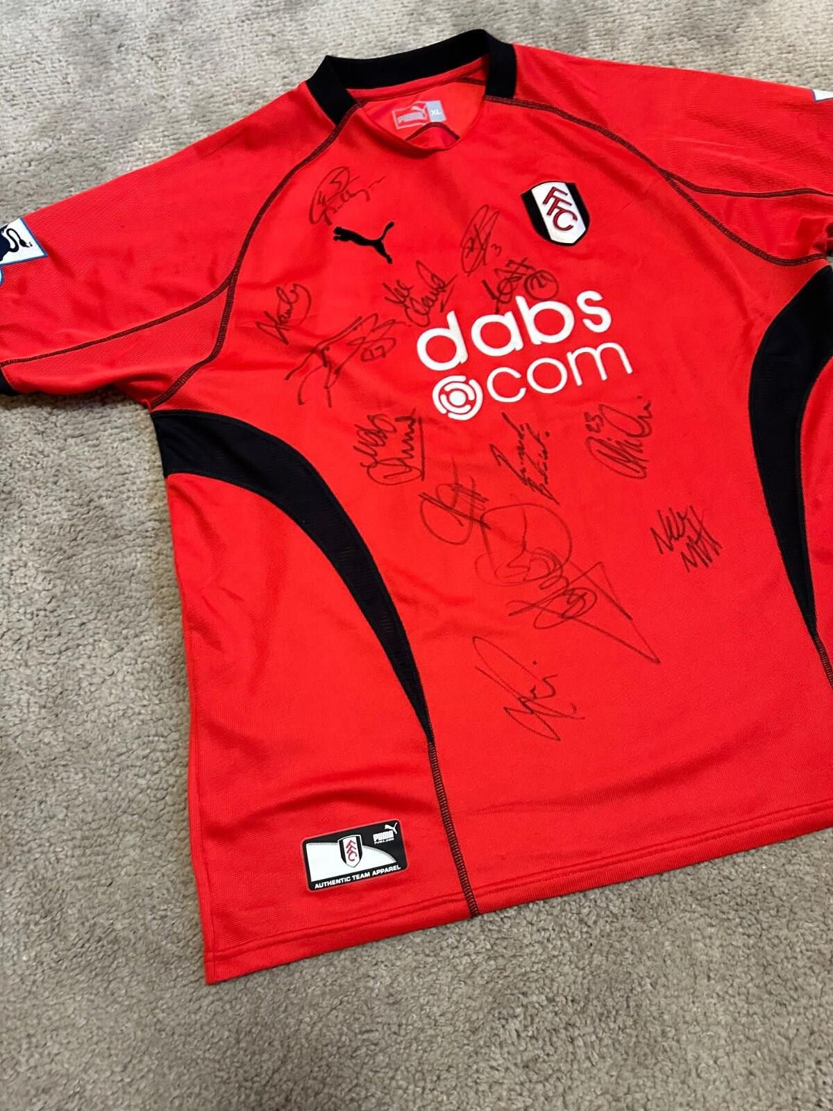 Puma Clark #10 Puma Fulham 2003-04 3R Shirt Football Shirt Jersey Size US XL / EU 56 / 4 - 5 Thumbnail