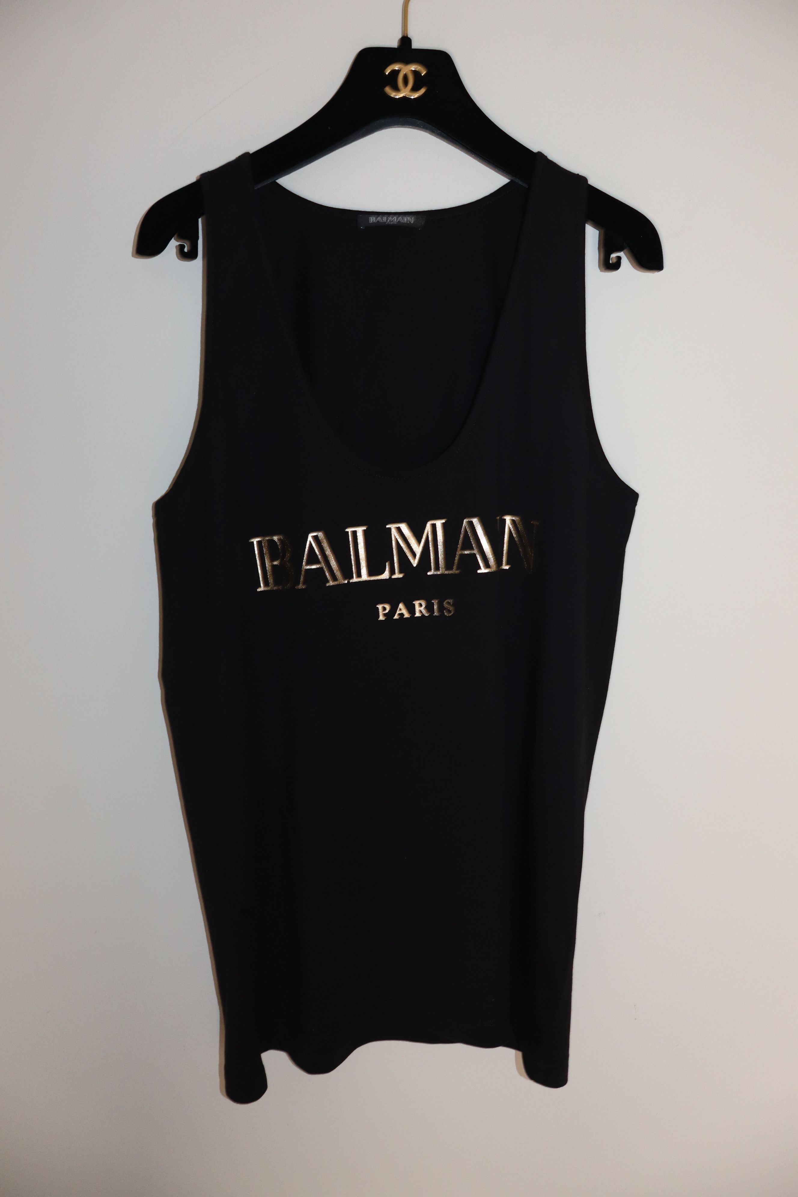 Balmain Logo print tanktop Size M / US 6-8 / IT 42-44 - 1 Thumbnail
