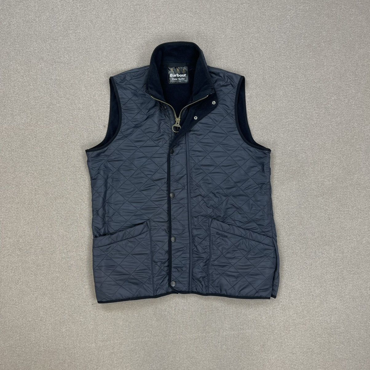 Barbour × Vintage BARBOUR QUILTED VEST LONG PARKA VINTAGE POLAR QUILT Size US XL / EU 56 / 4 - 1 Thumbnail