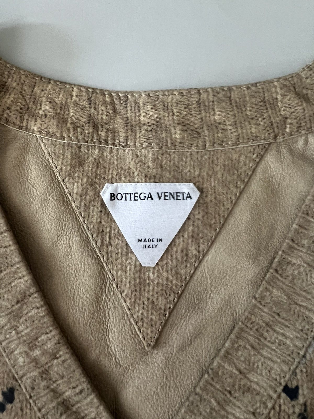 Bottega Veneta $6.8К VALUE Bottega Veneta Leather Sweater Size US S / EU 44-46 / 1 - 9 Thumbnail
