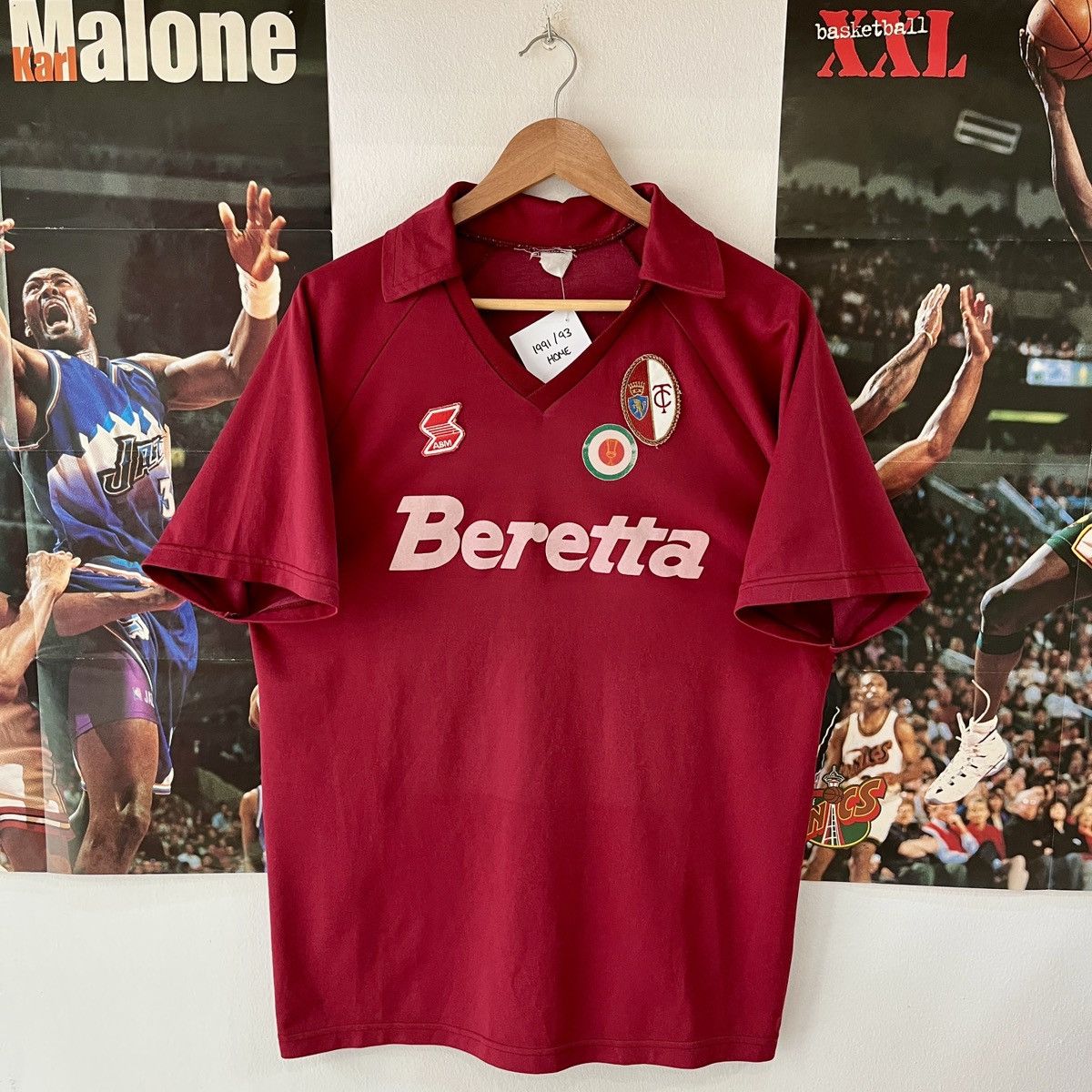 Other Vintage Torino FC 1990-93 Home ABM Football Jersey Shirt Size US L / EU 52-54 / 3 - 1 Thumbnail