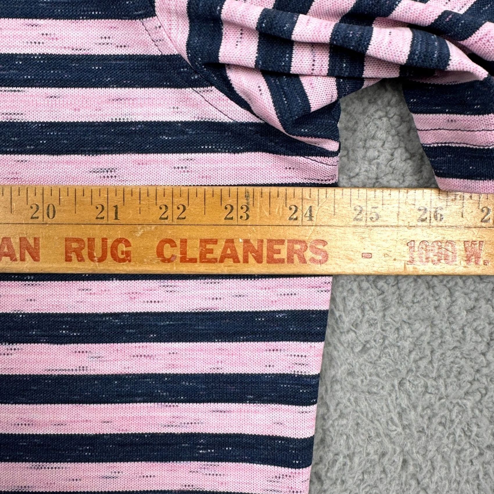 Peter Millar Peter Millar Summer Comfort Shirt Polo Mens Large Pink Striped Rugby Golf Stretch Size US L / EU 52-54 / 3 - 6 Thumbnail