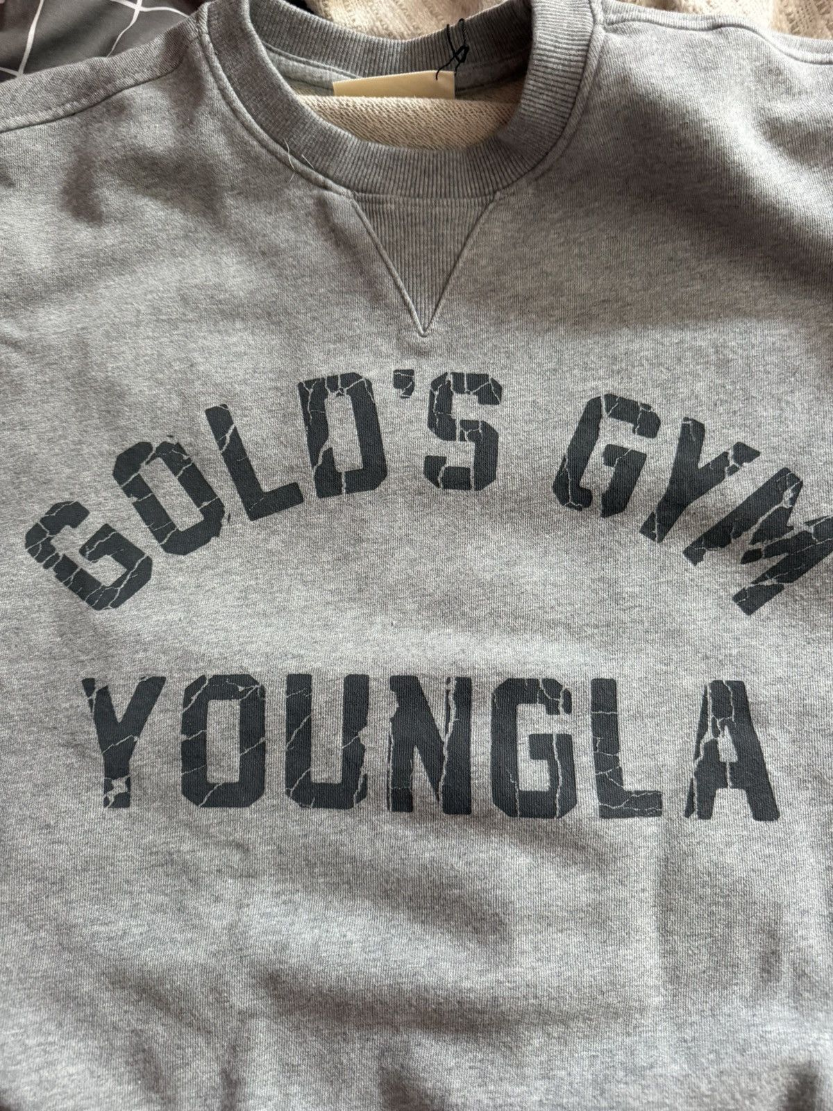 YoungLA GOLD’S GYM LEGACY VINTAGE CREWNECK - YOUNGLA Size US M / EU 48-50 / 2 - 2 Thumbnail