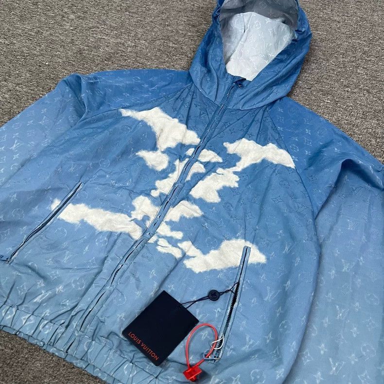 Louis Vuitton Louis Vuitton Sky Blue Hooded Jacket-2507 Size US M / EU 48-50 / 2 - 3 Thumbnail