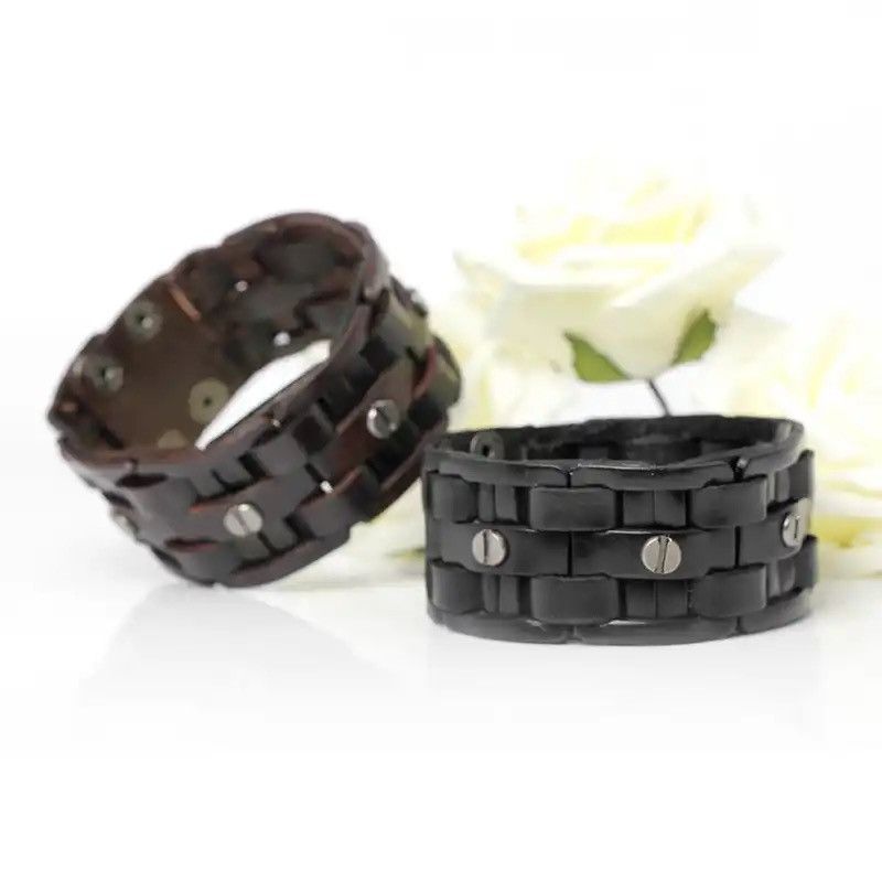 Vintage Hand-woven Bandage Charm Men's Bracelets Size ONE SIZE - 5 Thumbnail