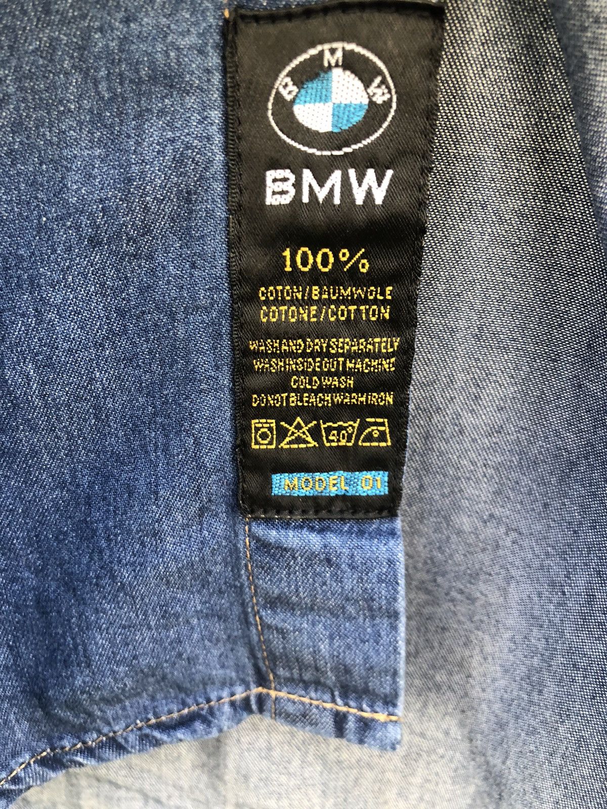 BMW × Vintage BMW Button Up Shirt Size US L / EU 52-54 / 3 - 5 Thumbnail