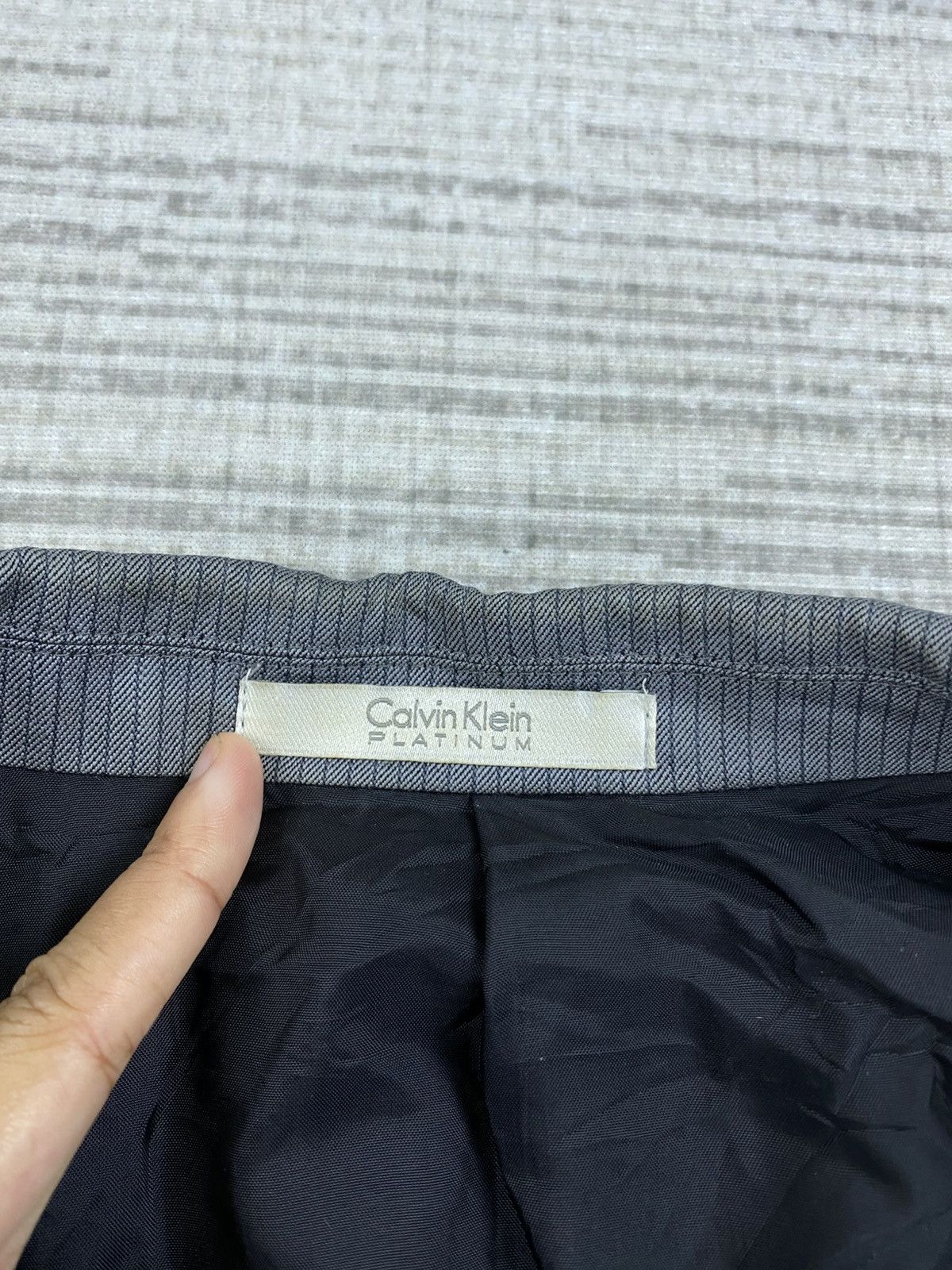 Calvin Klein × Japanese Brand × Vintage Vintage Calvin Klein Platinum Double Button Blazer Jacket Size US M / EU 48-50 / 2 - 10 Thumbnail