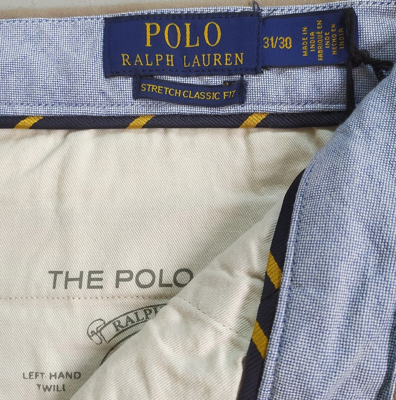 Polo Ralph Lauren Polo Ralph Lauren Stretch Straight Fit Chino Pant T 0162 Size US 31 - 5 Thumbnail
