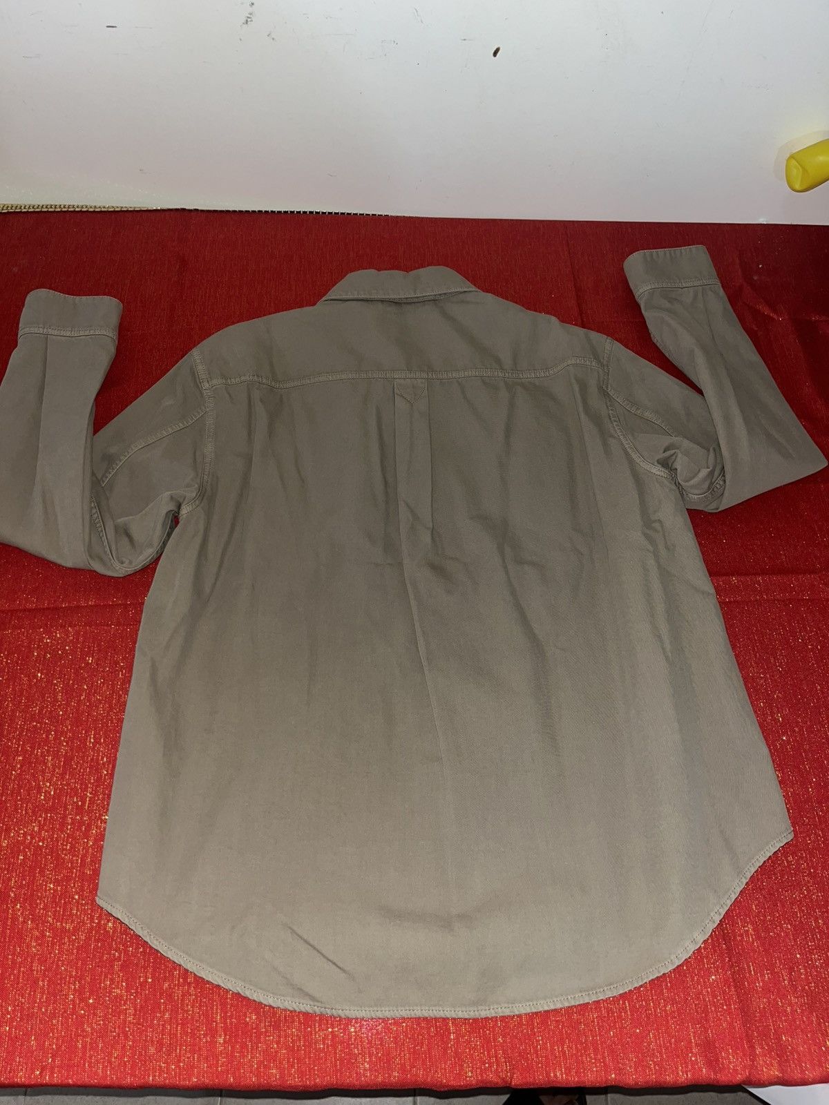 Burberry Burberry Twill Crest Overshirt Sz L Size US L / EU 52-54 / 3 - 17 Thumbnail