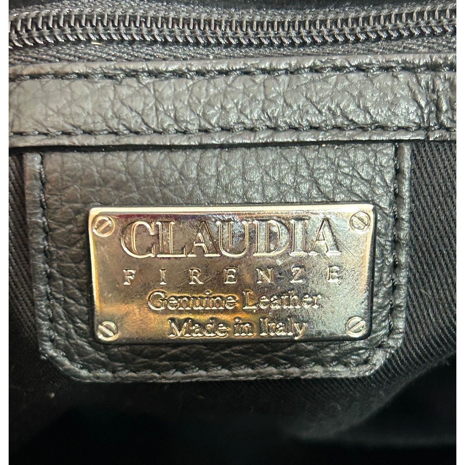 Other Claudia Firenze Leopard Print Calf Hair Black Leather Tote V Size ONE SIZE - 5 Thumbnail