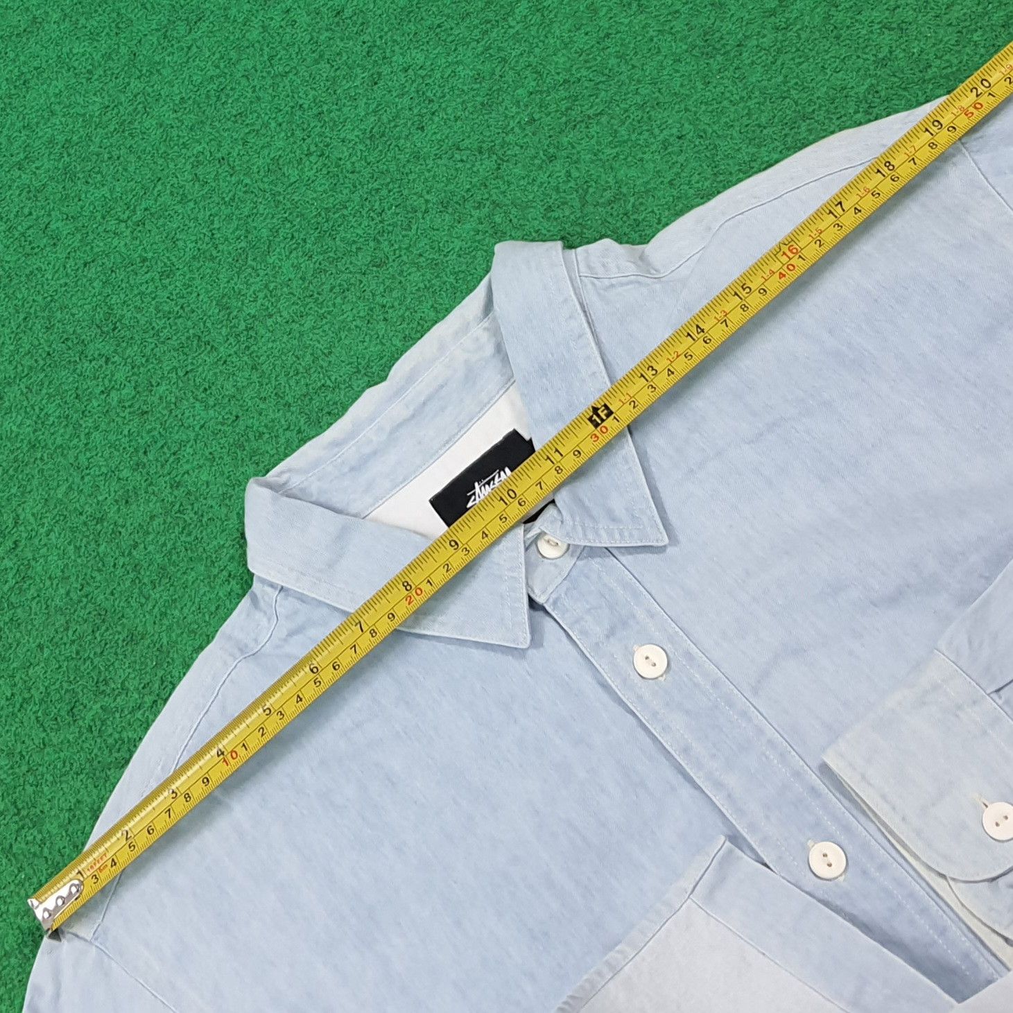 Stussy Vintage Stussy Custom Logo Button Up Shirt C285N36 Size US XL / EU 56 / 4 - 12 Thumbnail