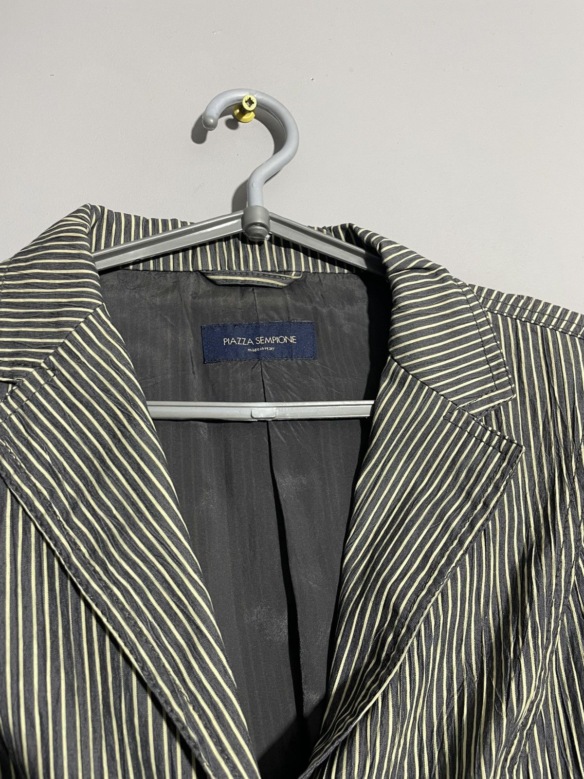 Piazza Sempione Plazza Simpione Striped Women’s Blazer size 46 Size L / US 10 / IT 46 - 4 Thumbnail