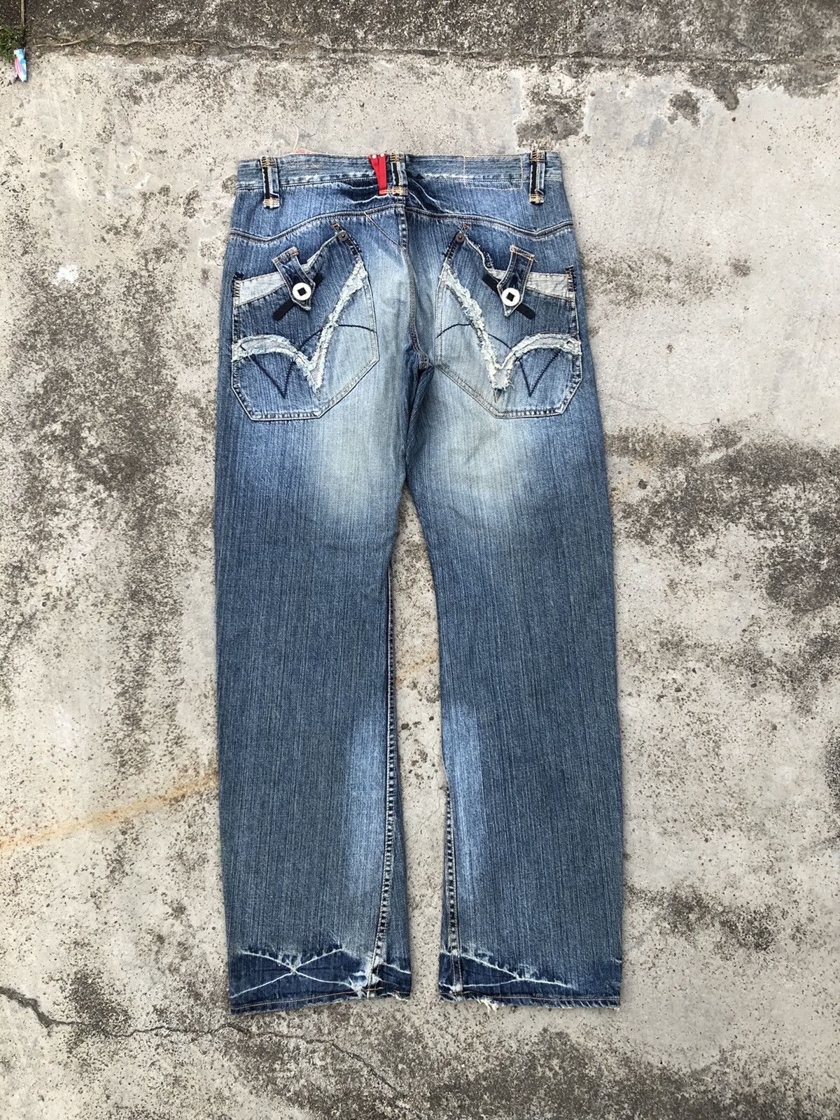 Vintage TOUGH JEANS TWIST DENIM Size US 36 / EU 52 - 2 Thumbnail