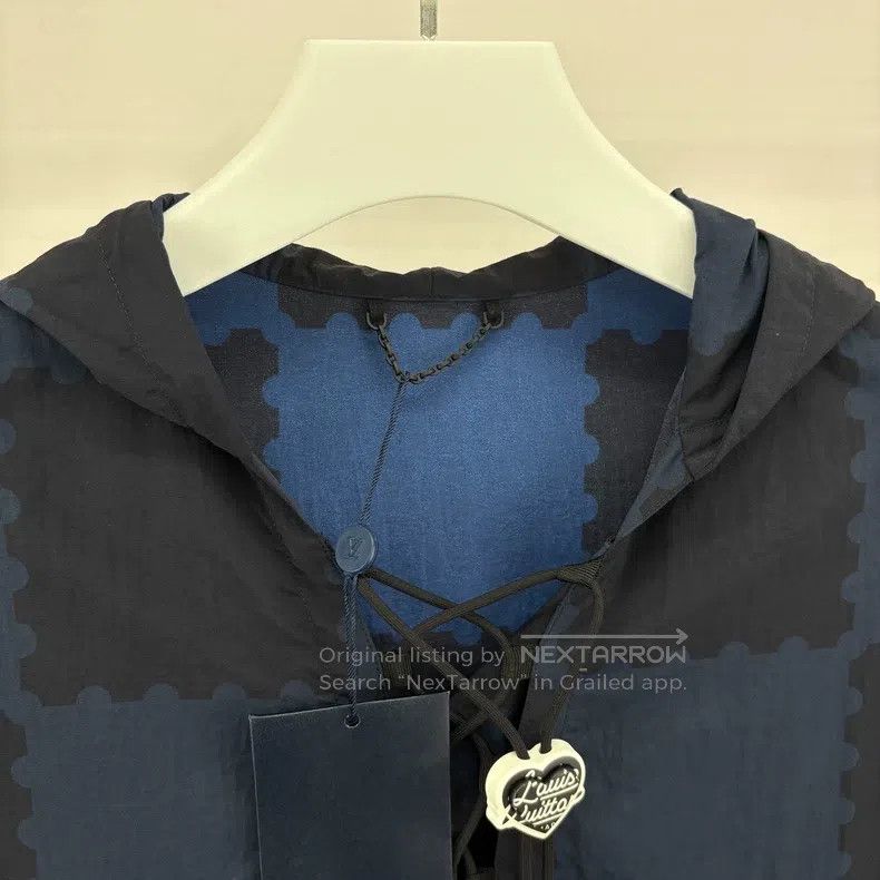 Louis Vuitton Louis Vuitton Blue and black checkerboard diving jacket Size US S / EU 44-46 / 1 - 3 Thumbnail
