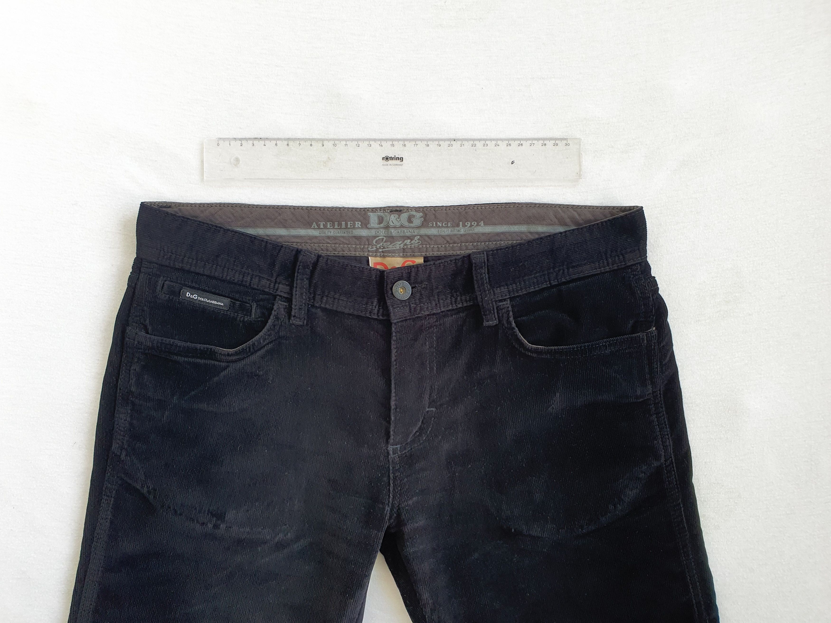 Dolce & Gabbana Vintage Corduroy Pants Trousers Jeans - AUDACIOUS (Y2K) Size US 34 / EU 50 - 3 Thumbnail