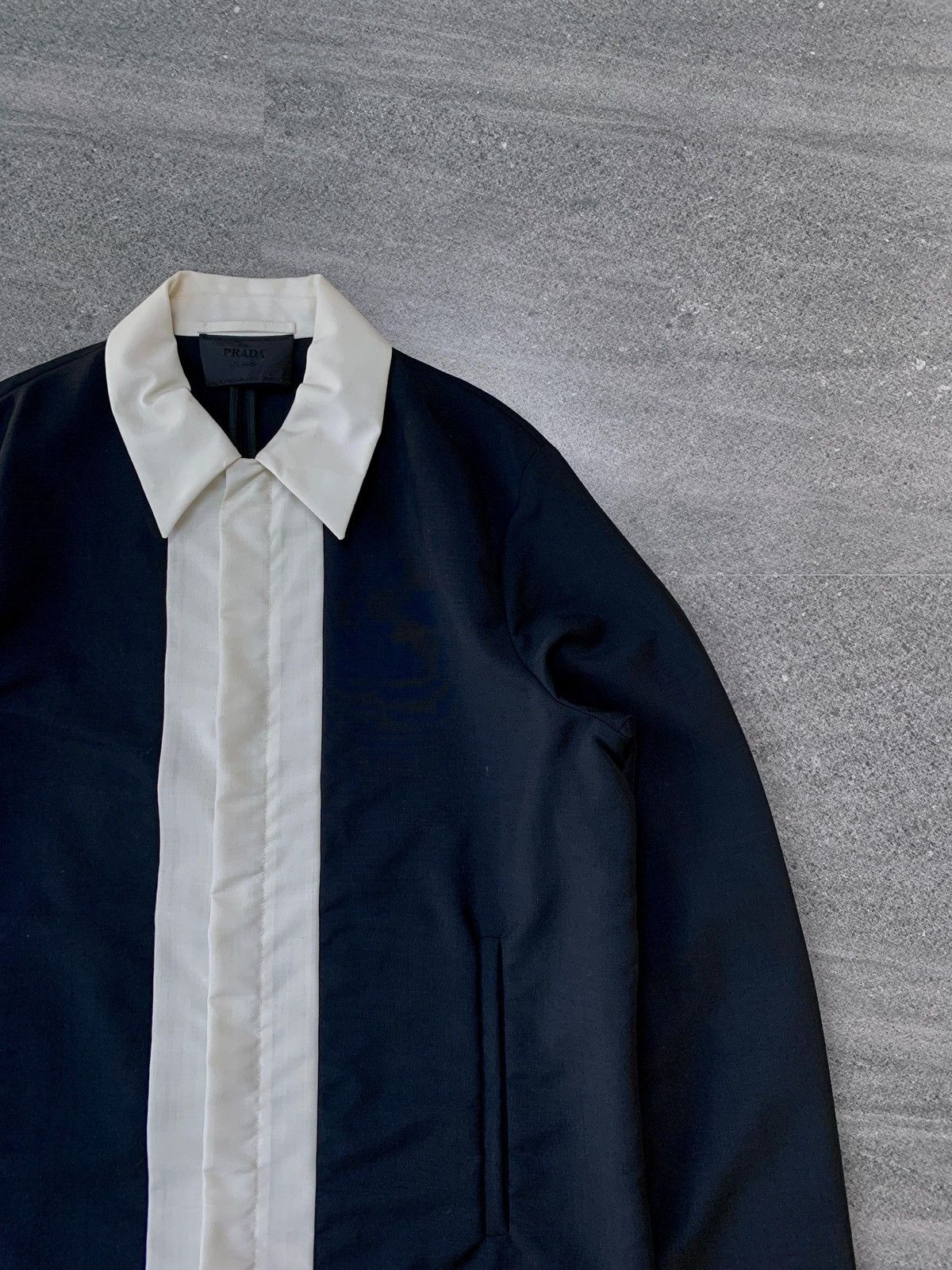 Prada FREE TAX! Two Tone Wool Work Jacket - Medium Size US M / EU 48-50 / 2 - 3 Thumbnail
