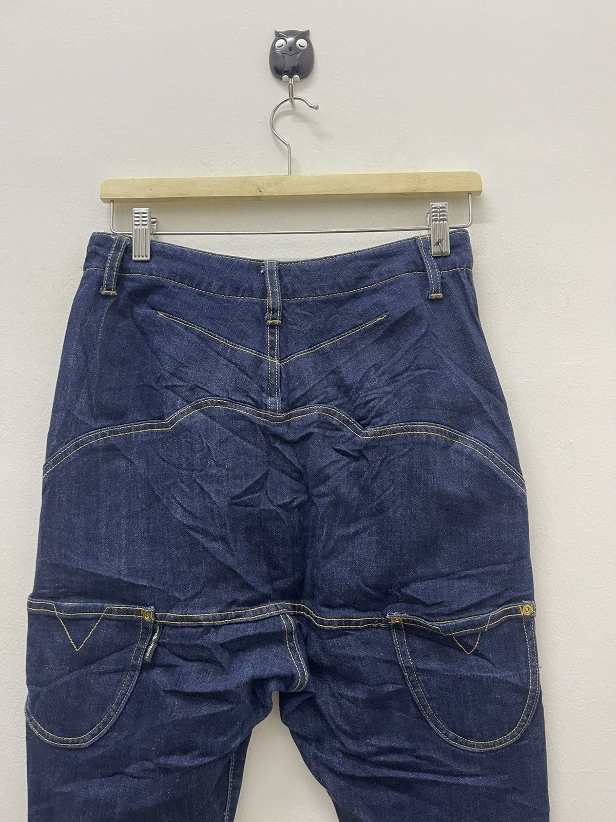 Issey Miyake Rare MERCIBEAUCOUP Issey Miyake High Waist Denim Size US 27 - 2 Thumbnail