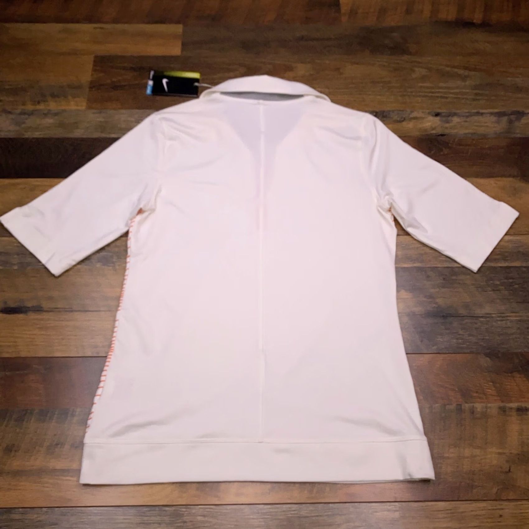 Nike Nike Golf Tour Performance Polo Shirt Womens Small White 1/4 Zip Stretch NEW Size S / US 4 / IT 40 - 2 Thumbnail