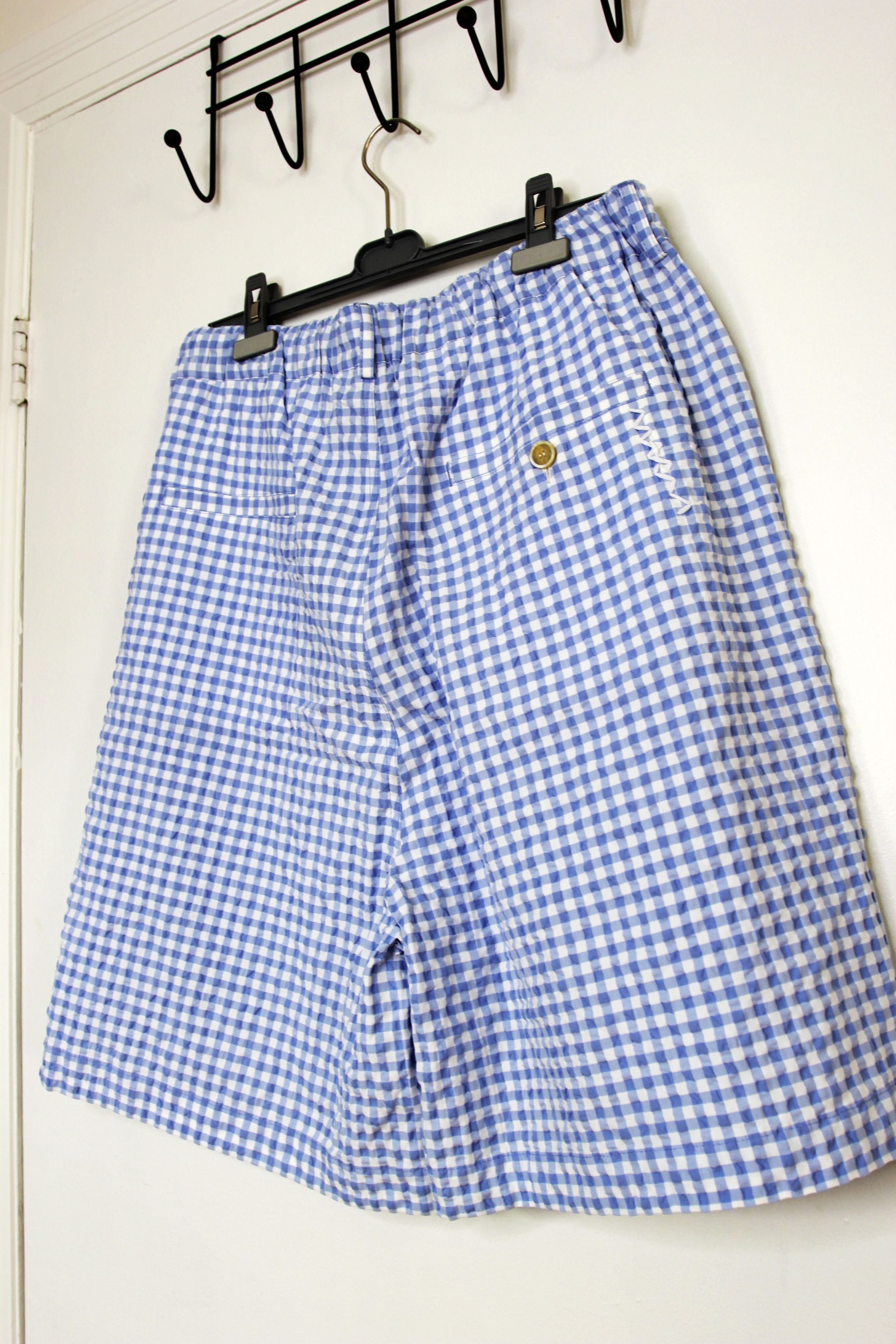 Marni BNWT SS25 MARNI GINGHAM SEERSUCKER SHORTS 52 Size US 36 / EU 52 - 7 Thumbnail