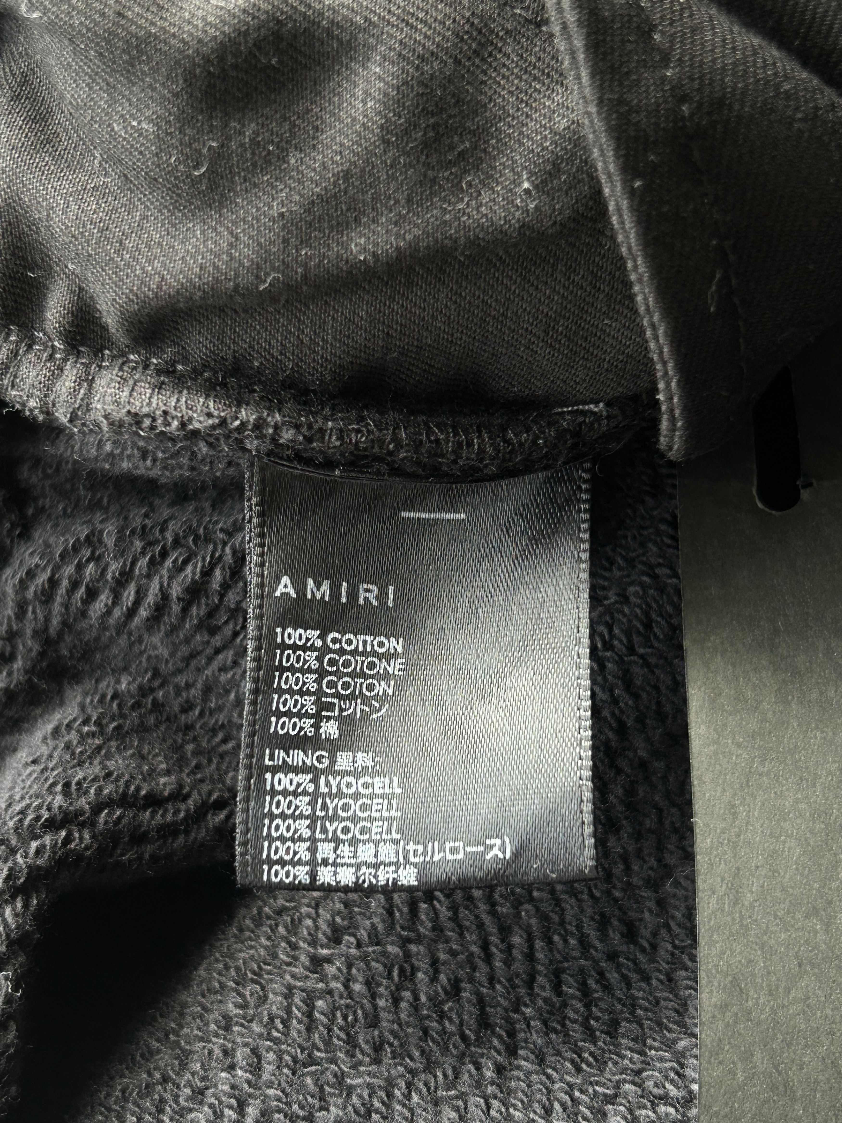 Amiri Amiri Black & White Embroidered Dragon Logo Sweatpants Size US 38 / EU 54 - 4 Thumbnail