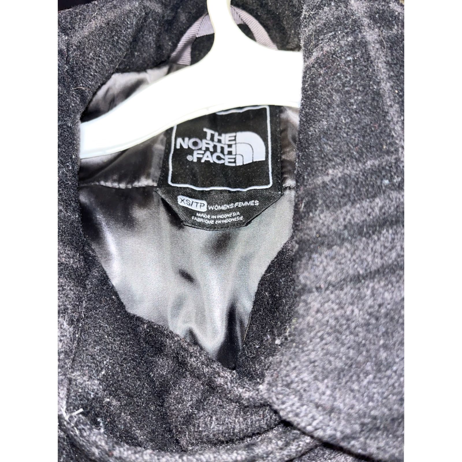 The North Face The North Face Wool Blend Plaid Insulated Winter Jacket XS Women Gray Black Zips Pockets Full Zip Collared Basic Jacket All Seasons Regular Style Size XS / US 0-2 / IT 36-38 - 4 Thumbnail