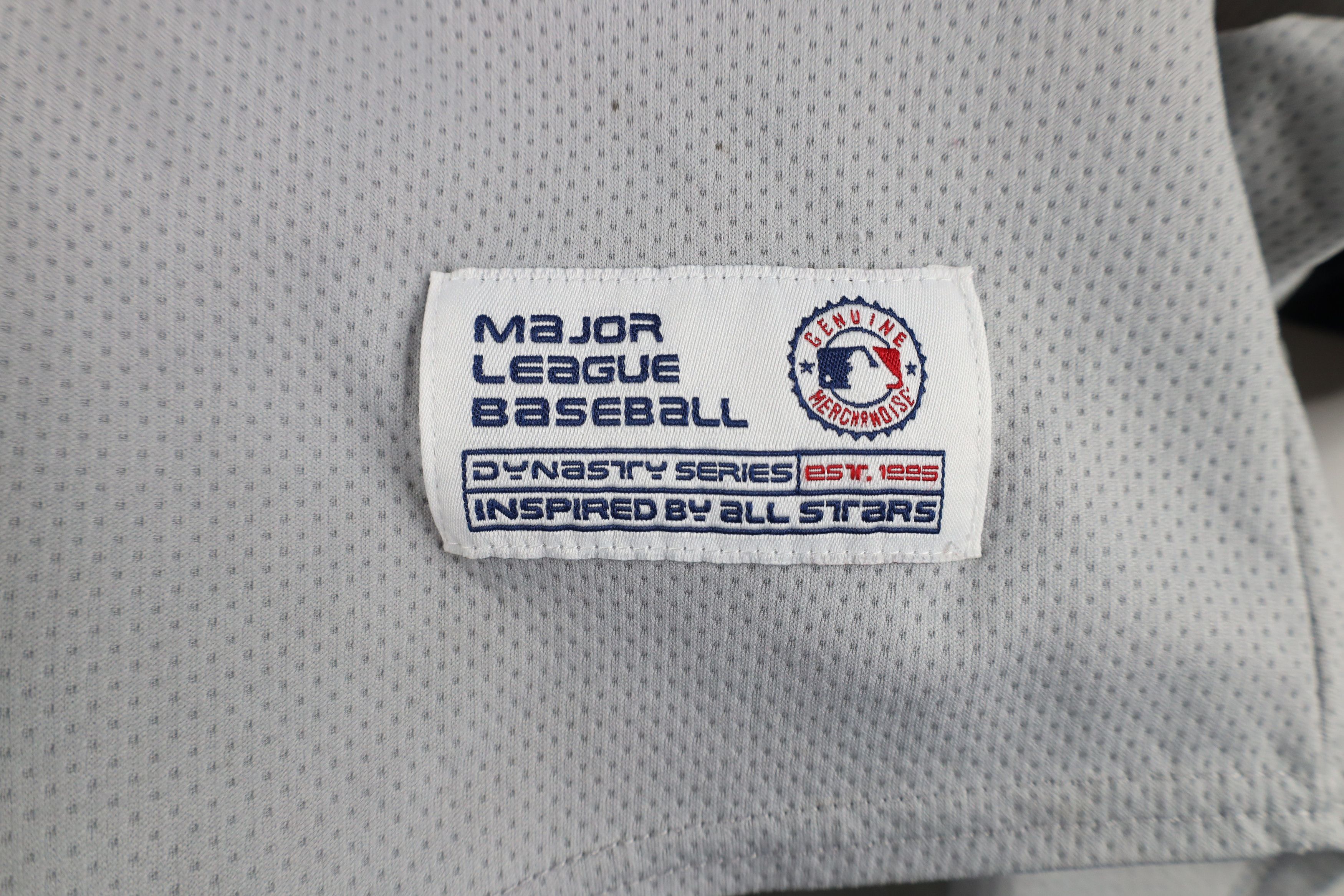 Vintage Vintage Spell Out Detroit Tigers Baseball Jersey Gray Size US XL / EU 56 / 4 - 8 Thumbnail