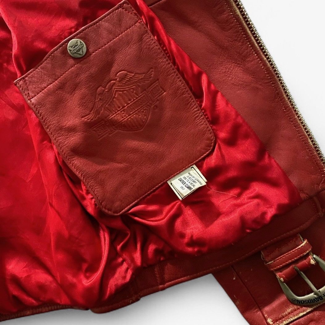 Harley Davidson VINTAGE Late 1980s To Early 1990s Harley Davidson Leather Size US M / EU 48-50 / 2 - 9 Thumbnail