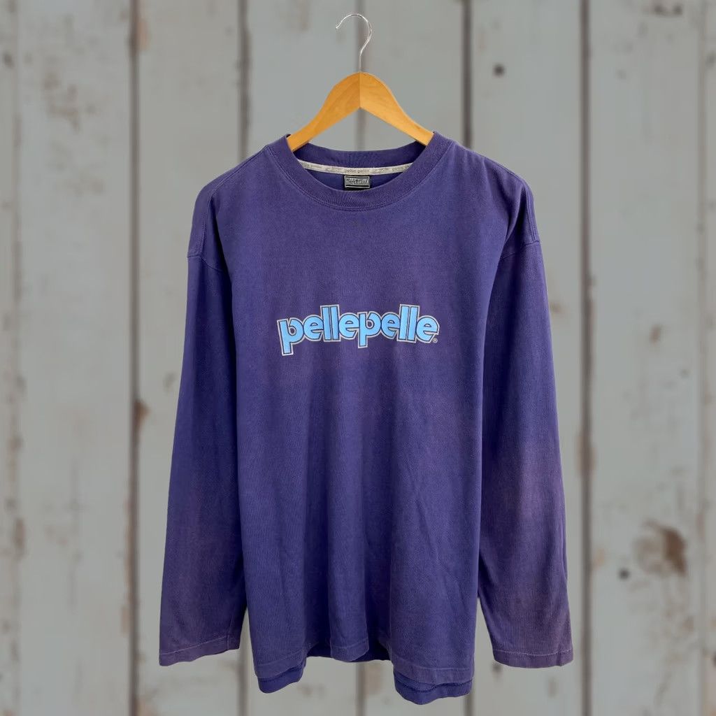 Pelle Pelle VINTAGE Pelle Pelle Marc Buchanan Longsleeve Surf Skat Shirt M blue 90s Mens Size US M / EU 48-50 / 2 - 1 Thumbnail