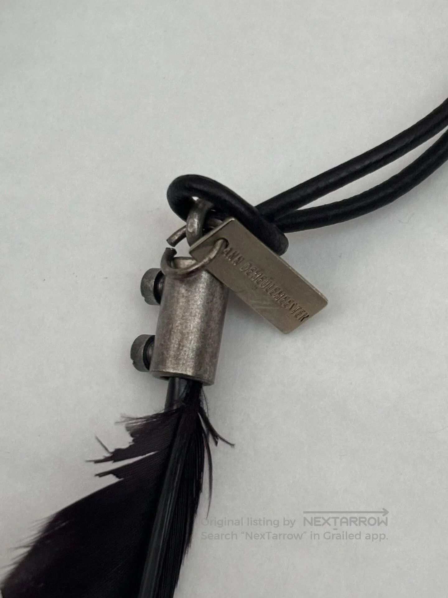 Ann Demeulemeester ann demeulemeester feather necklace with tag. Size ONE SIZE - 3 Thumbnail