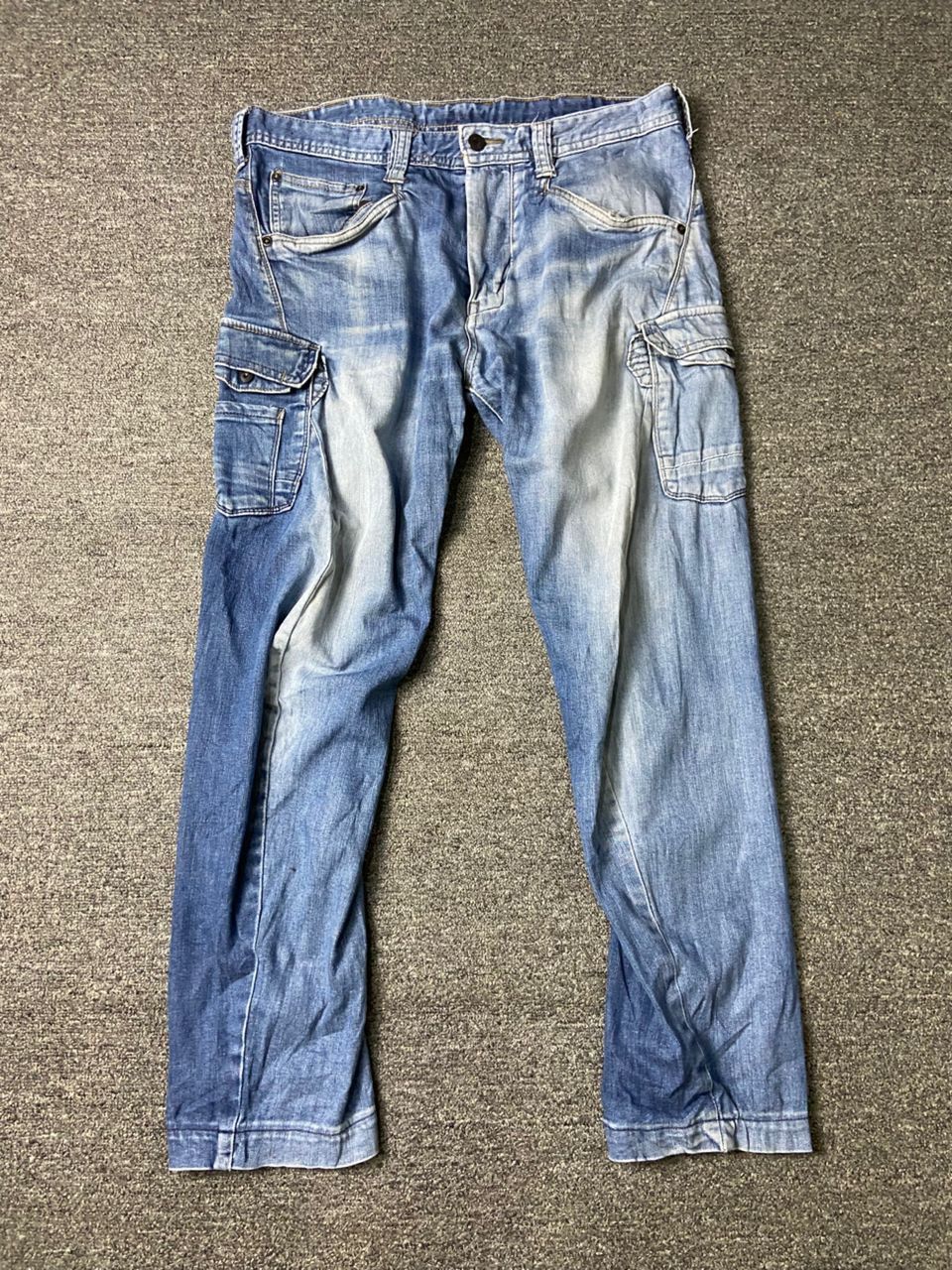 Japanese Brand × Vintage EVENRIVER Work Wear Cargo Denim Jeans (131) Size US 34 / EU 50 - 1 Thumbnail