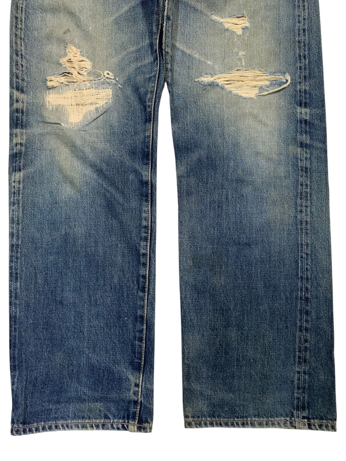 Kapital VINTAGE KAMAKURA SELVEDGE FADED JAPANESE DISTRESSED DENIM Size US 33 - 7 Thumbnail