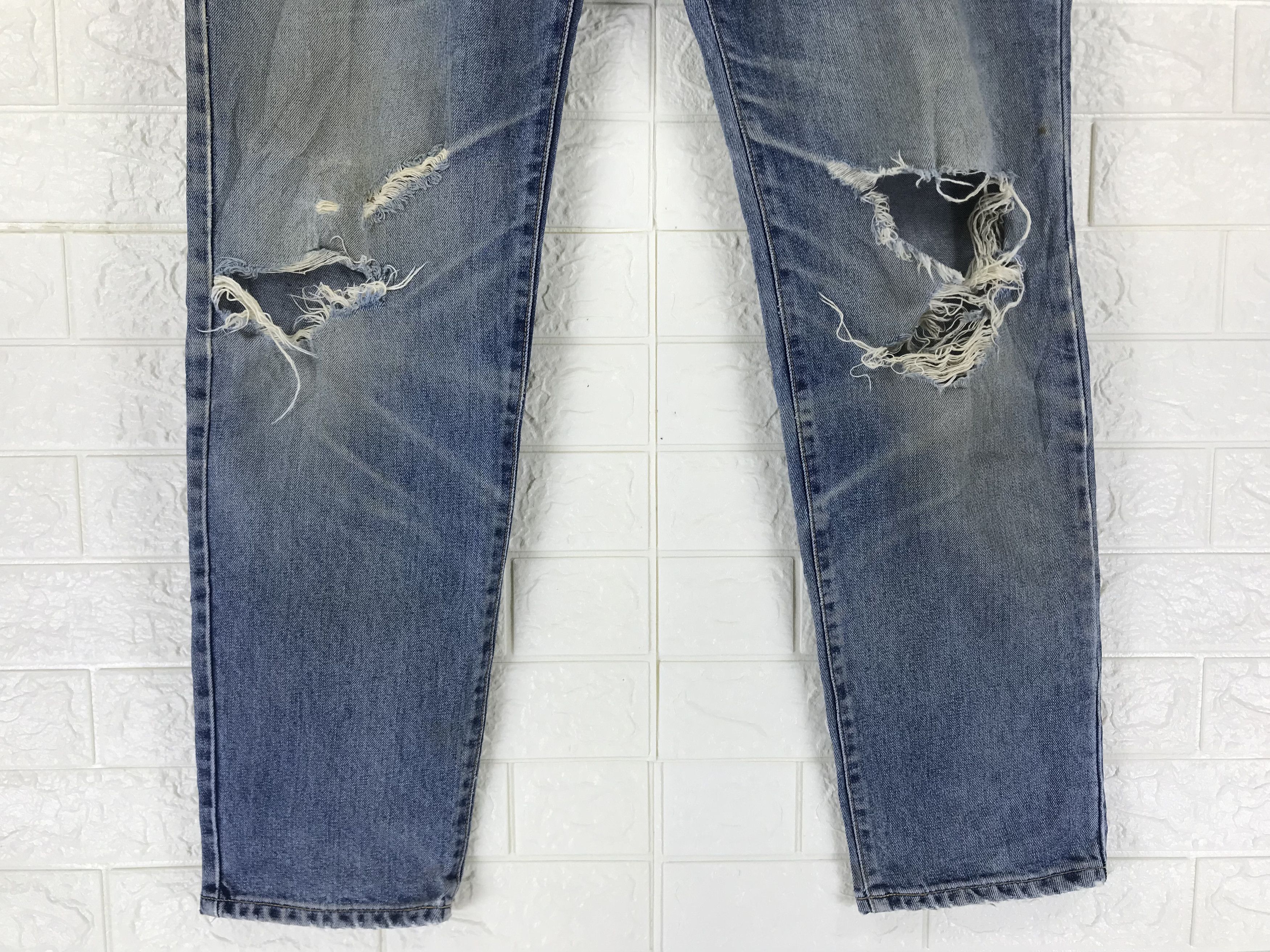 Edwin Vintage Edwin 407 Distressed Jeans Size US 38 / EU 54 - 4 Thumbnail