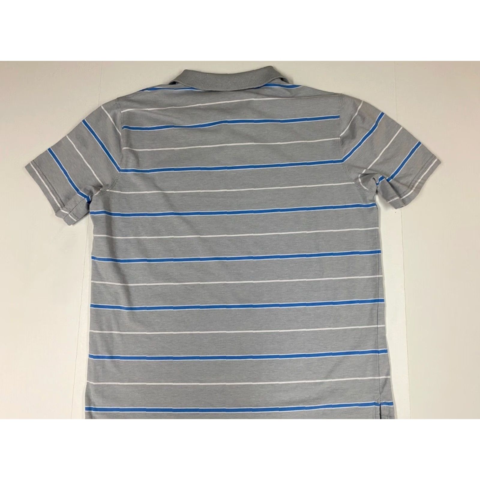 Vintage Saddlebred Polo Shirt L Regular Gray Striped Comfort flex Short Sleeve Men Size US L / EU 52-54 / 3 - 6 Thumbnail