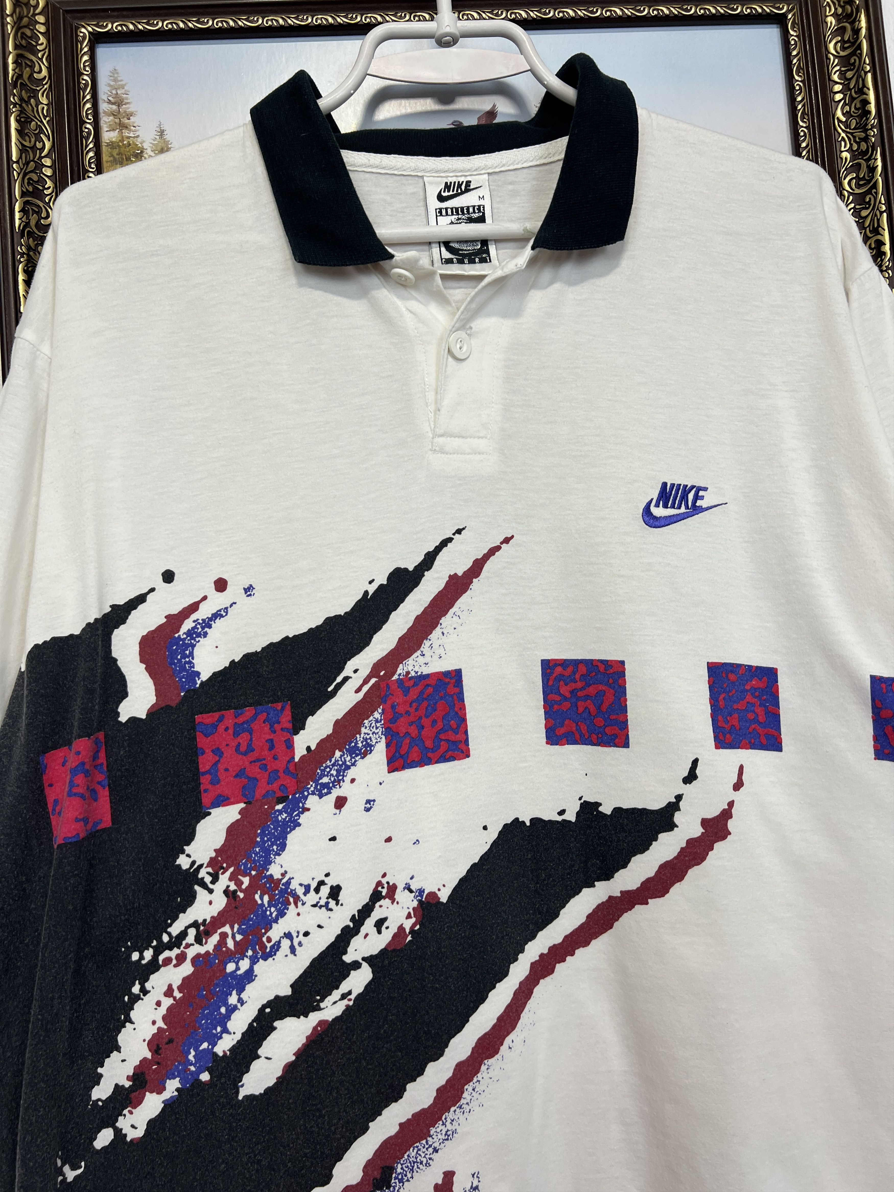 Nike Nike Challenge Court Andre Agassi Shirt Tennis Polo Rare Size US M / EU 48-50 / 2 - 3 Thumbnail