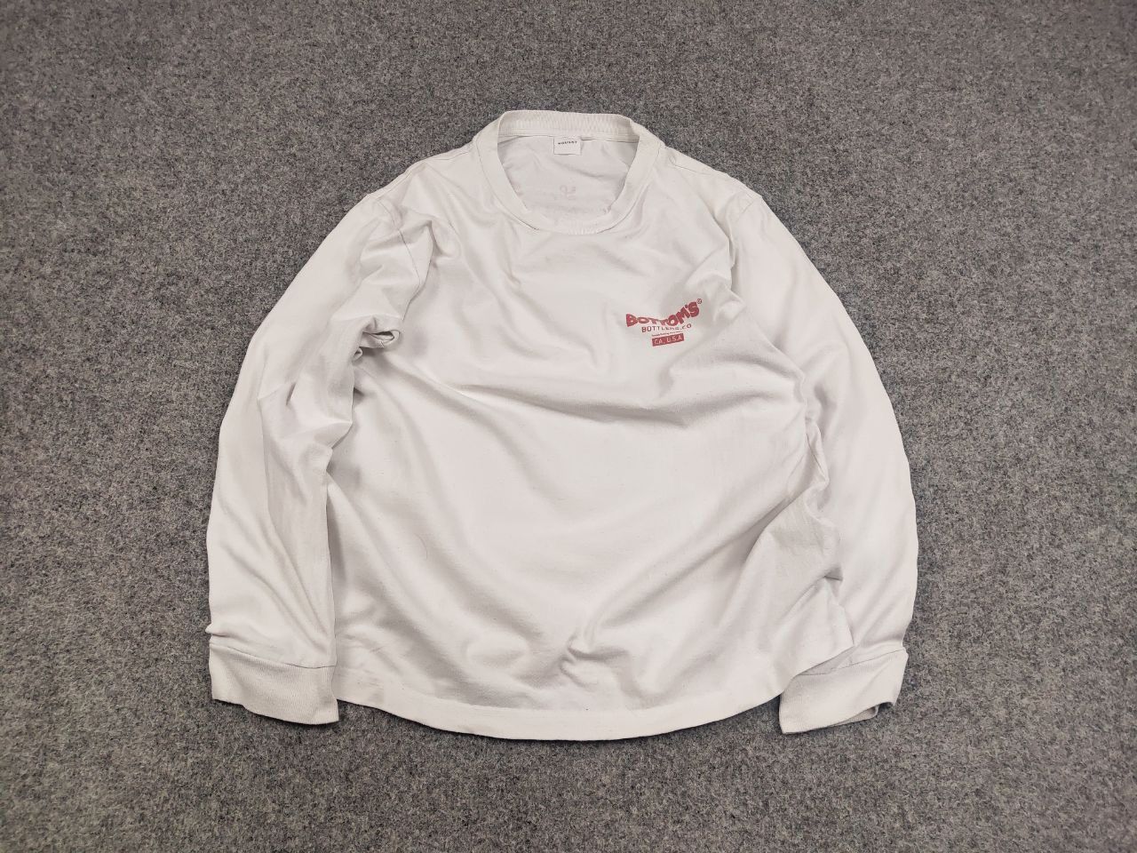 MOUSSY Moussy Bottom's Up Japan Design Light White Logo Long Sleeve Size US M / EU 48-50 / 2 - 2 Thumbnail