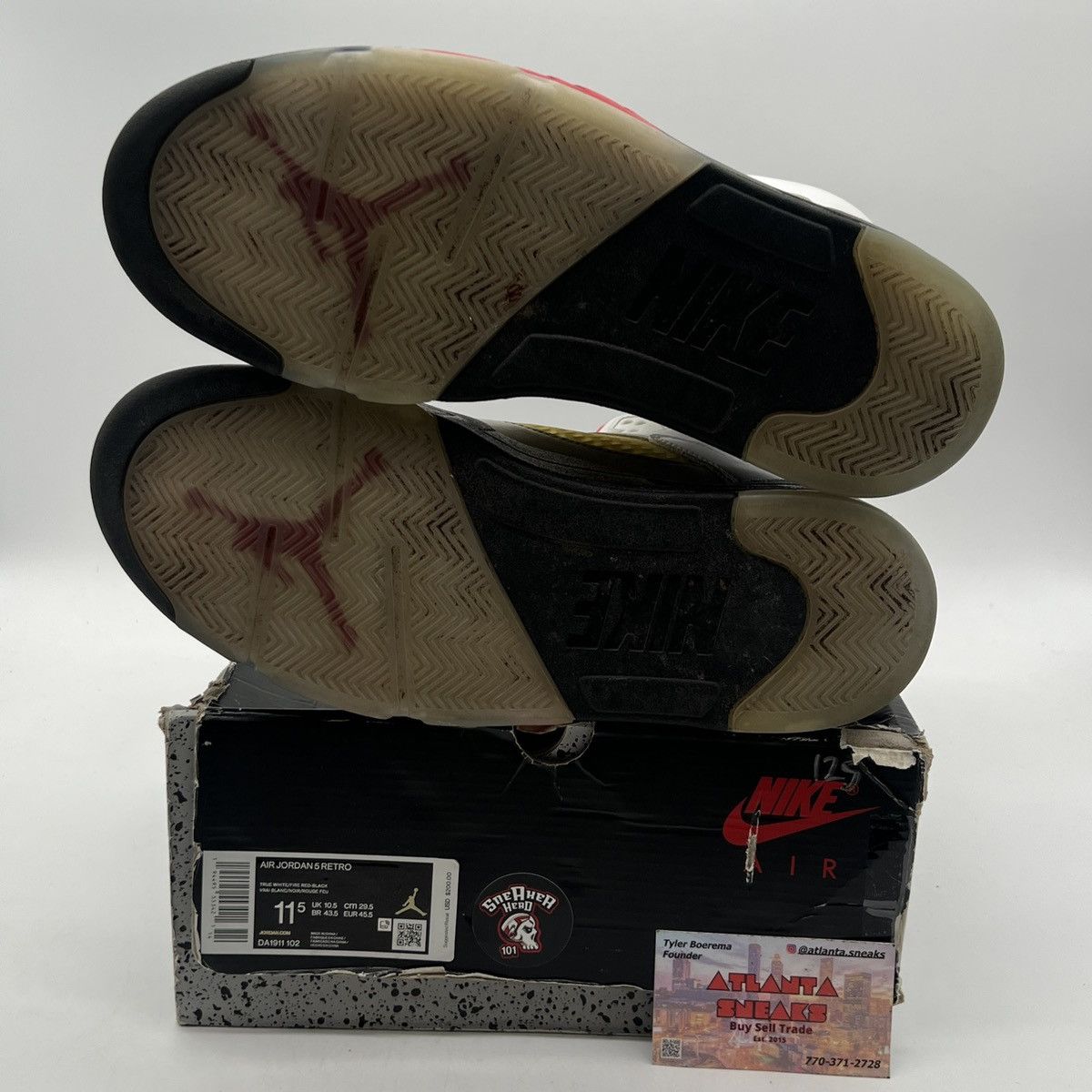 Jordan Brand Air Jordan 5 fire red Size US 11.5 / EU 44-45 - 8 Thumbnail