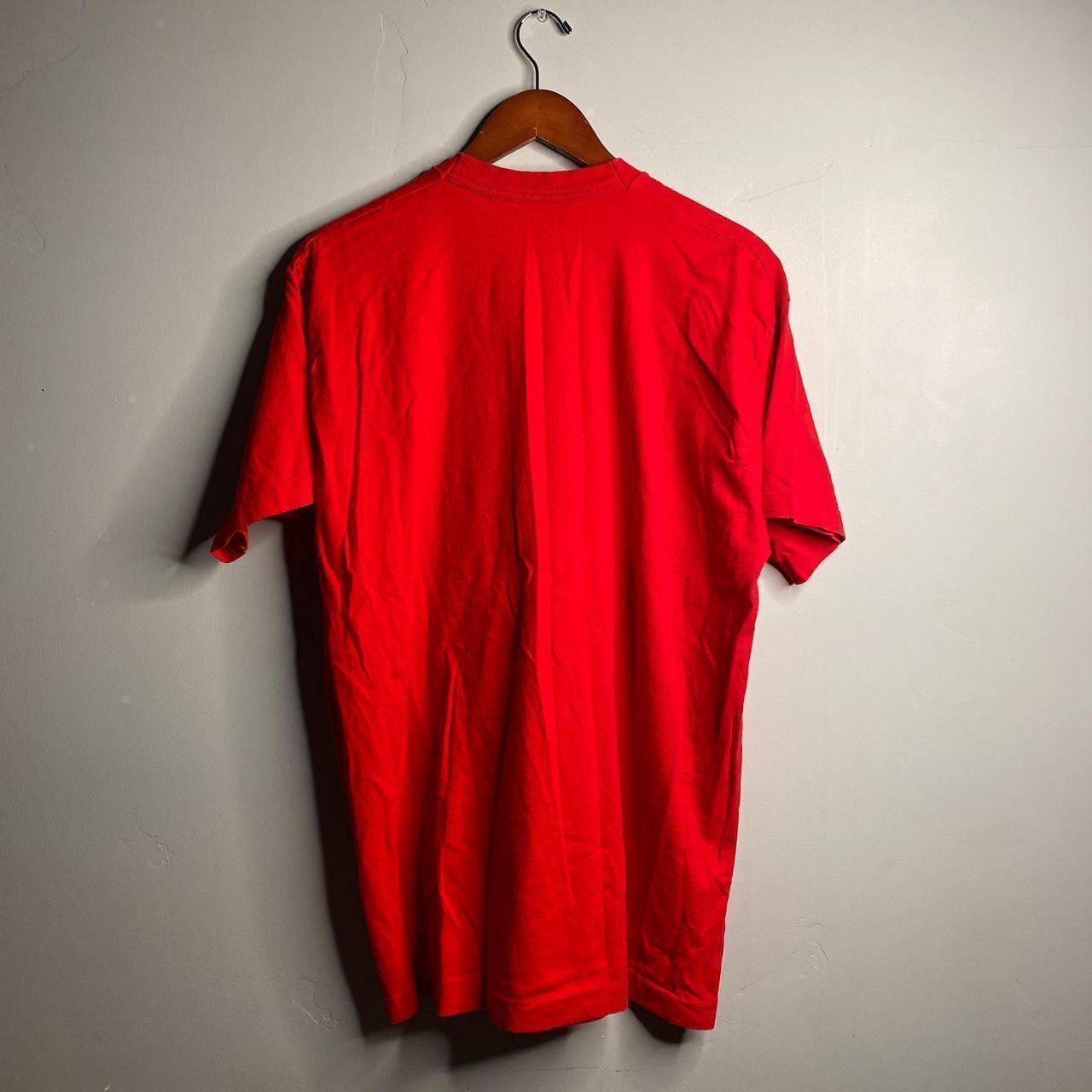 Vintage 1996 vintage red single stitch tee Lawrence, KS Size US XL / EU 56 / 4 - 3 Thumbnail