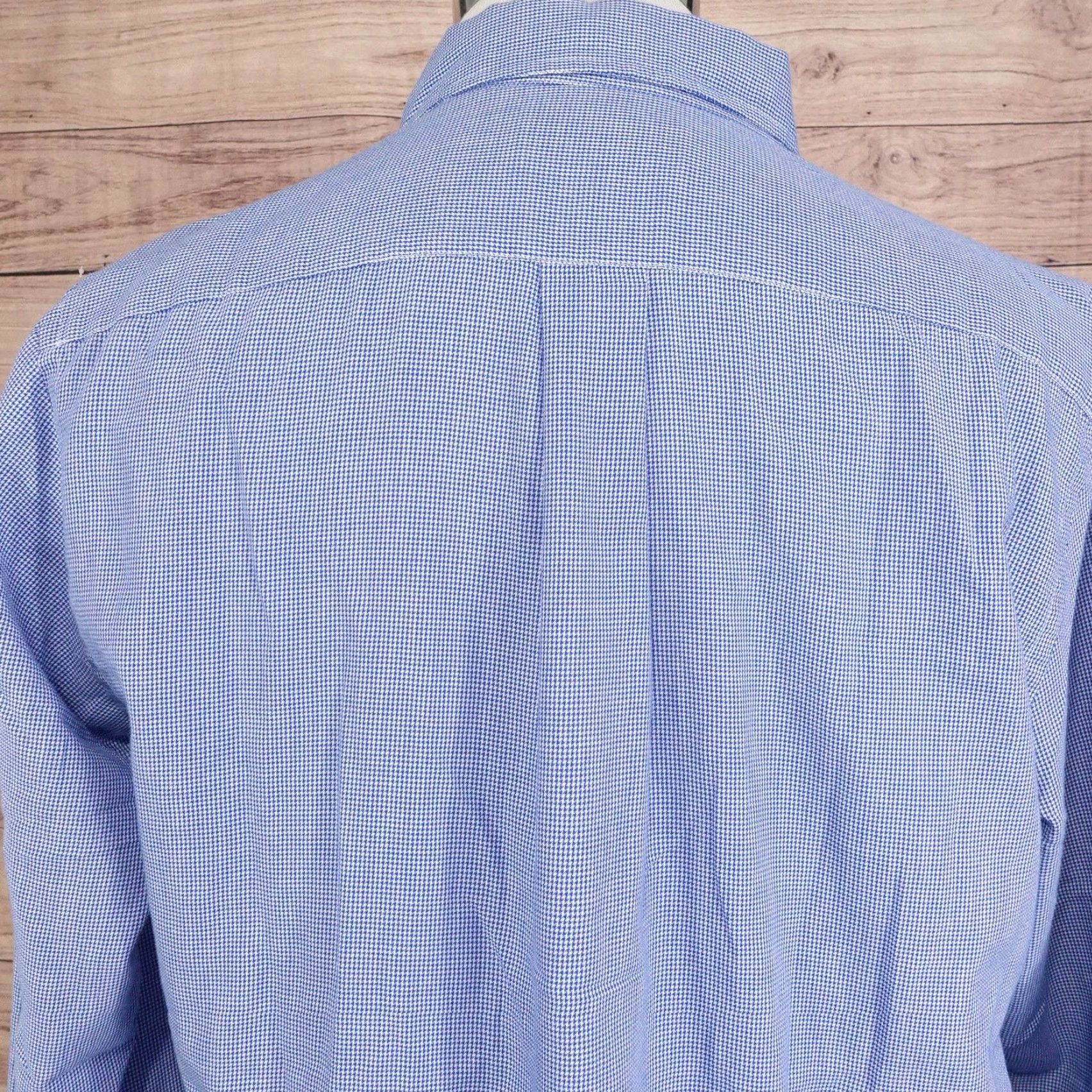 Chaps Chaps Shirt Mens Medium Blue Check Long Sleeve Button Down Logo Classic Size US M / EU 48-50 / 2 - 5 Thumbnail
